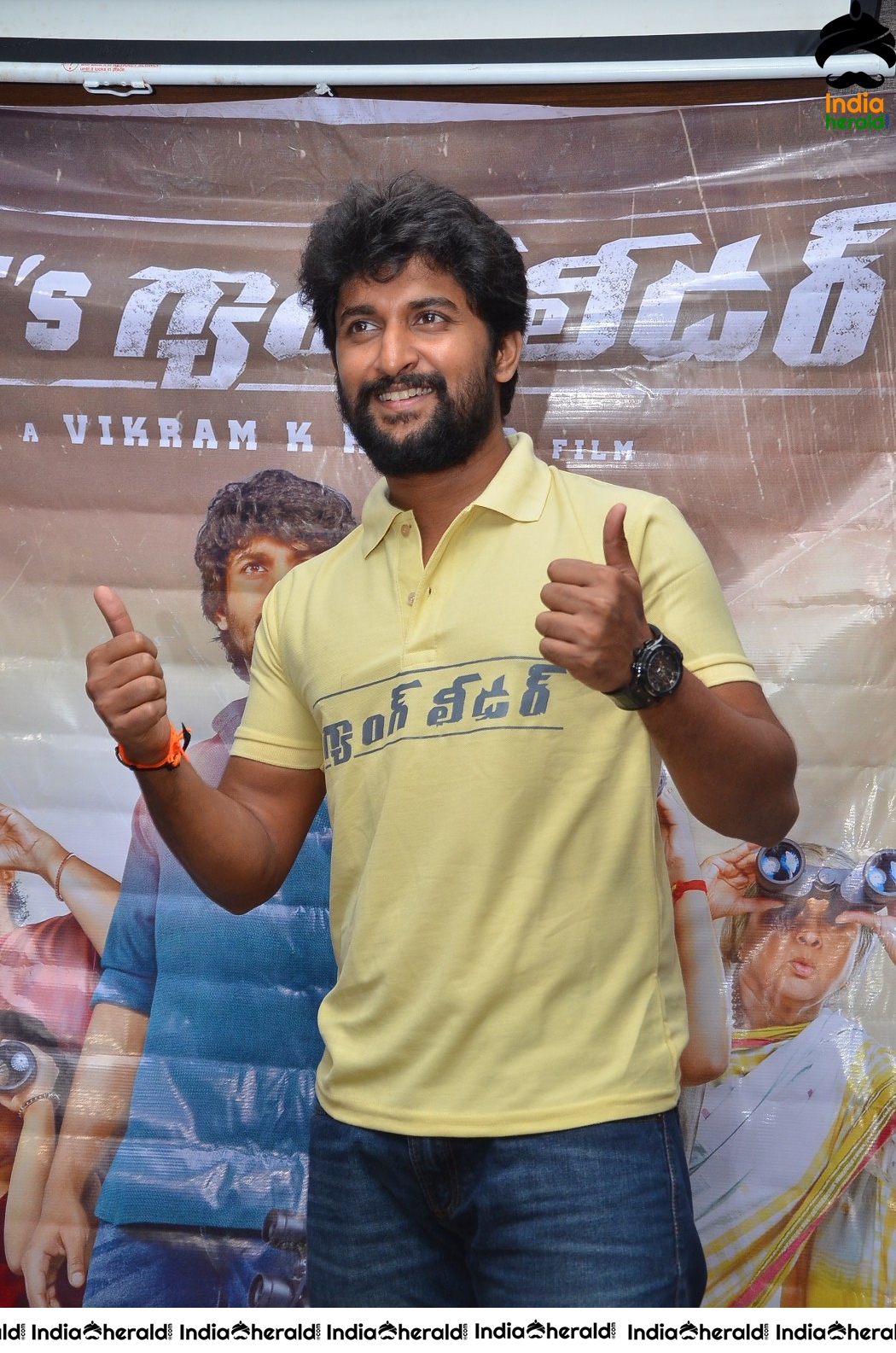 Nani At Gang Leader Press Meet In Rajmundry Set 2