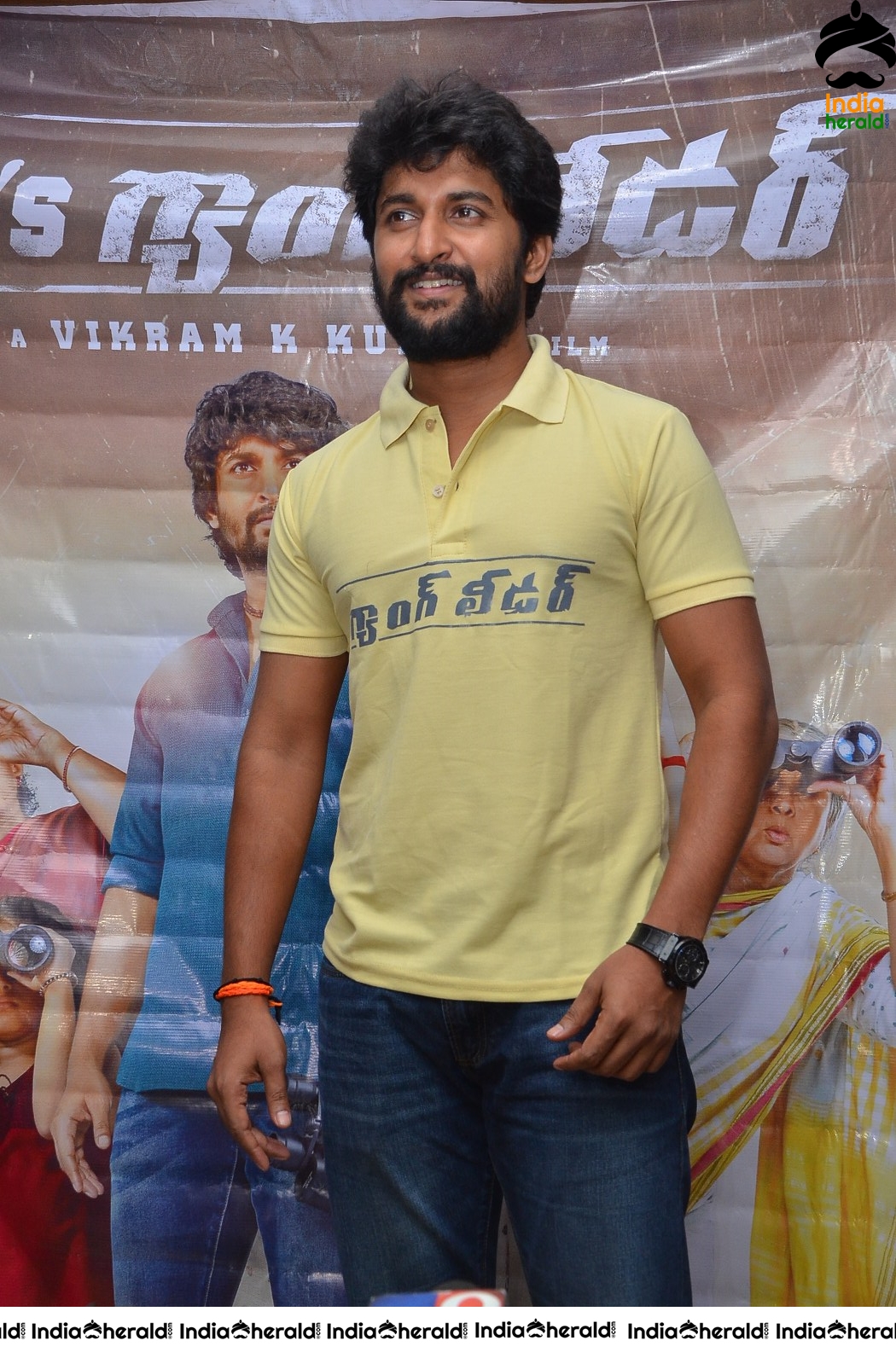 Nani At Gang Leader Press Meet In Rajmundry Set 2