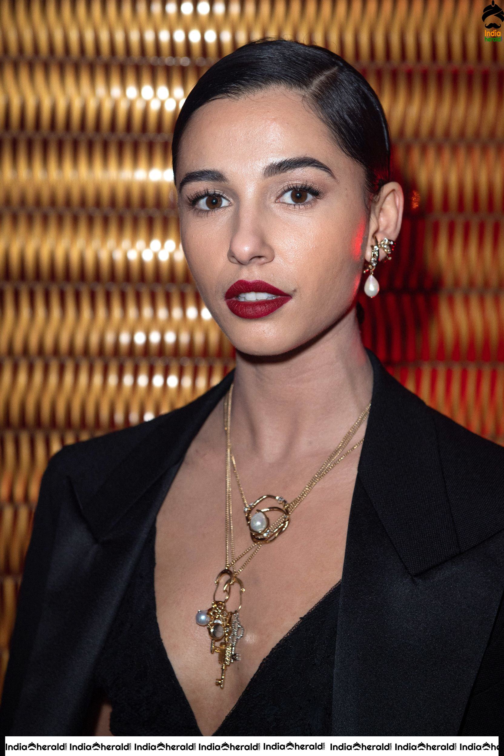 Naomi Scott during Givenchy Show at Paris Fashion Week in Paris