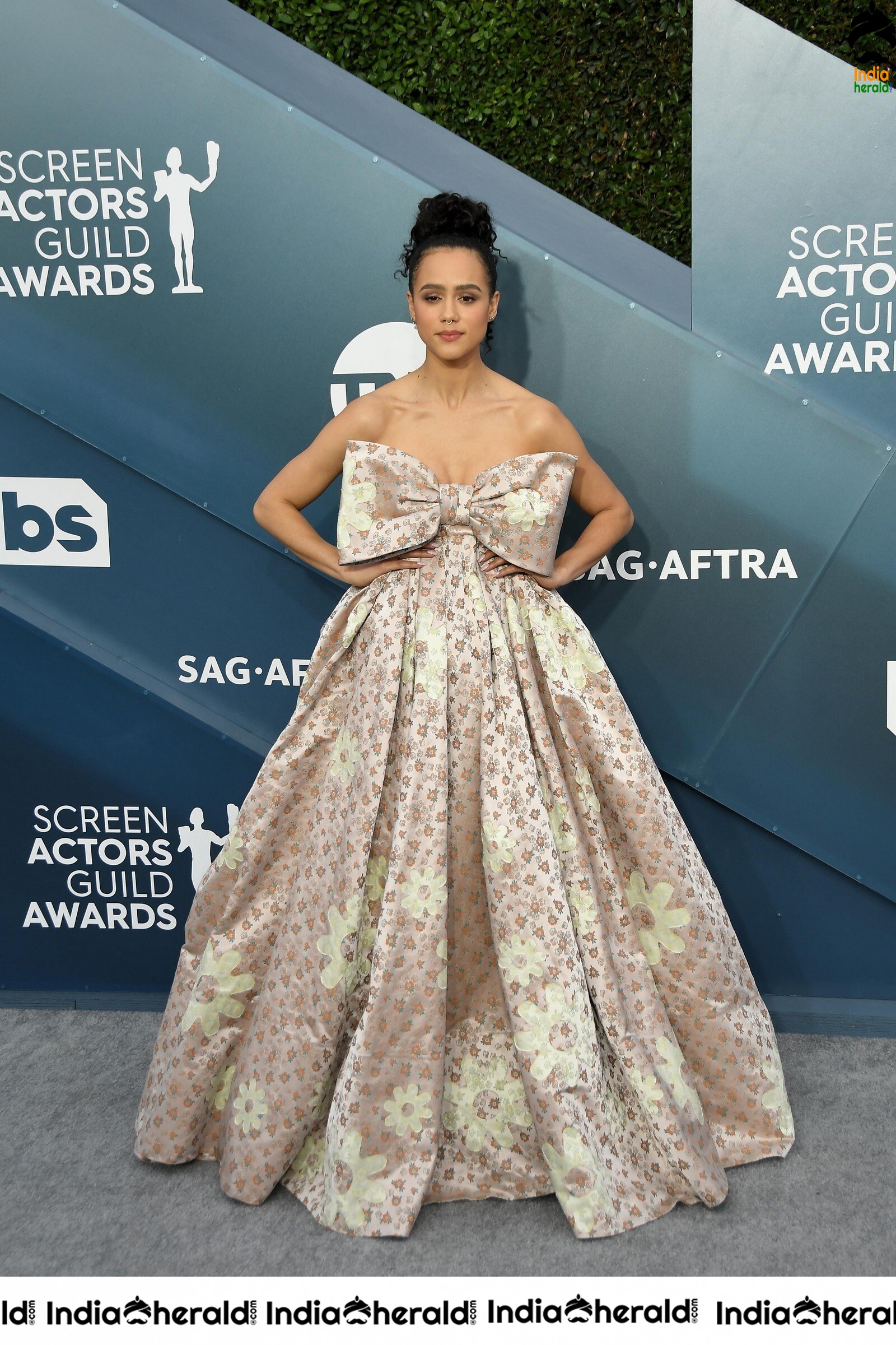 Nathalie Emmanuel at 26th Annual Screen Actors Guild Awards Shrine Auditorium in LA Set 1