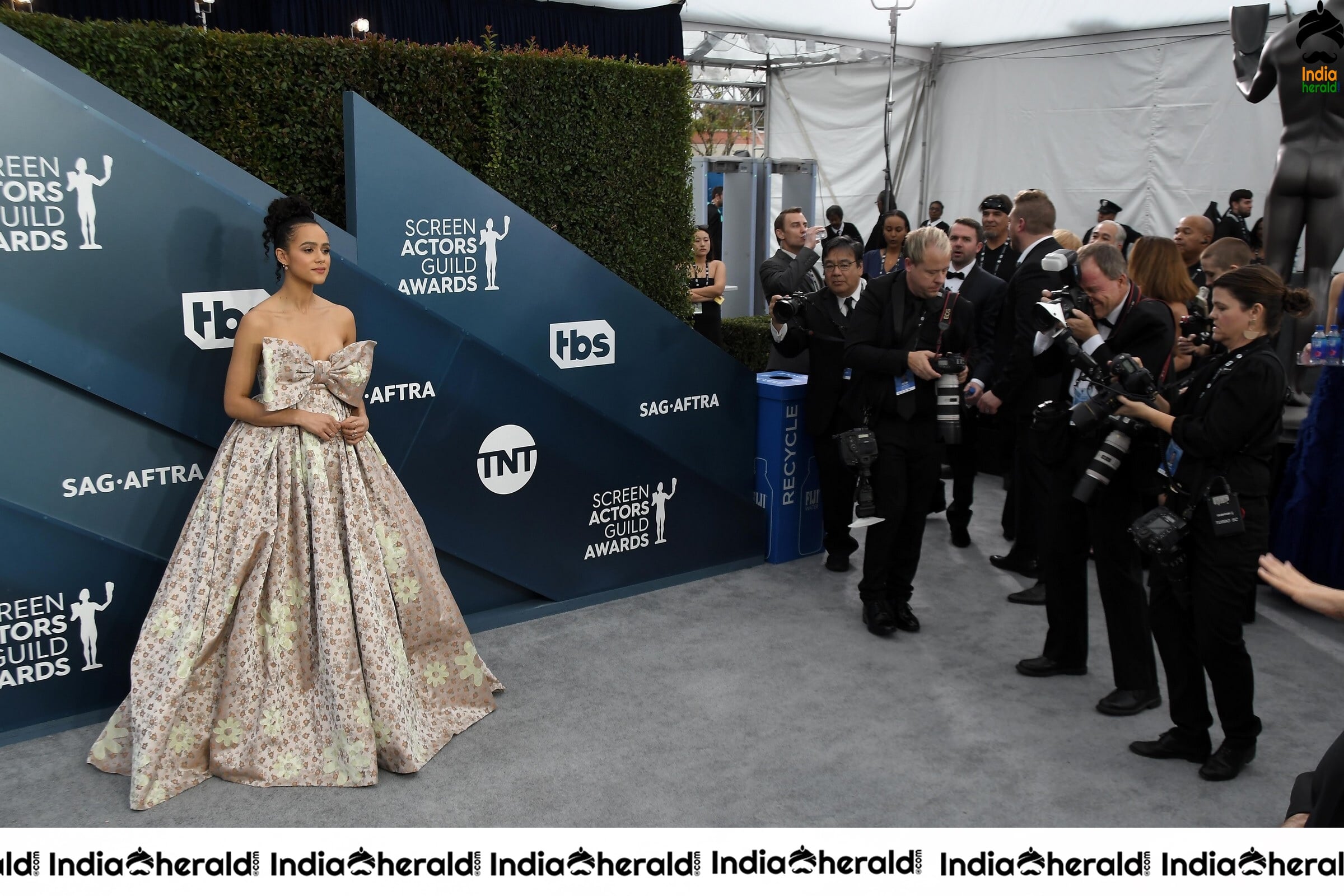 Nathalie Emmanuel at 26th Annual Screen Actors Guild Awards Shrine Auditorium in LA Set 1