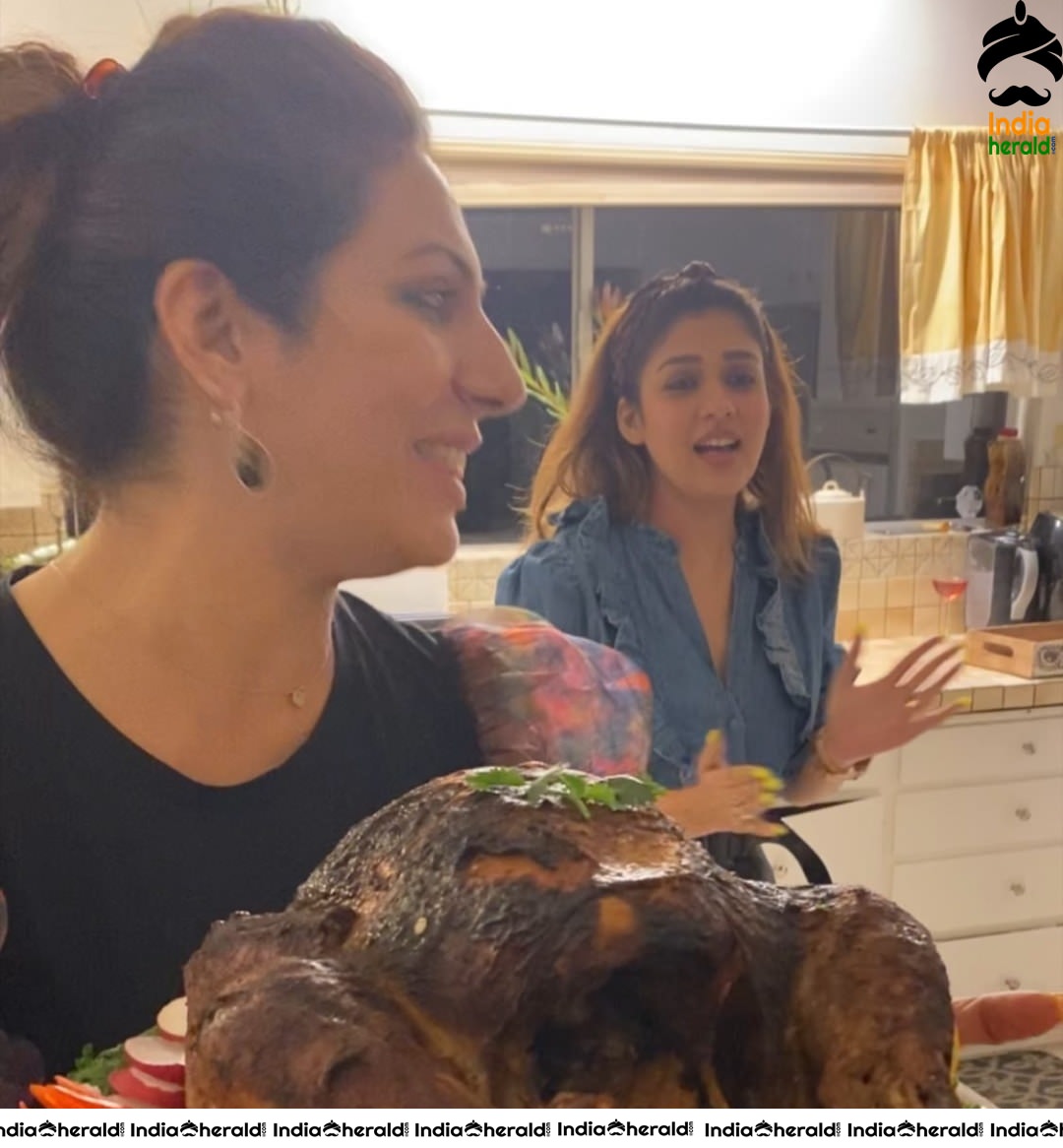 Nayantara and Vignesh Shivn enjoying Thanksgiving Dinner with friends in California