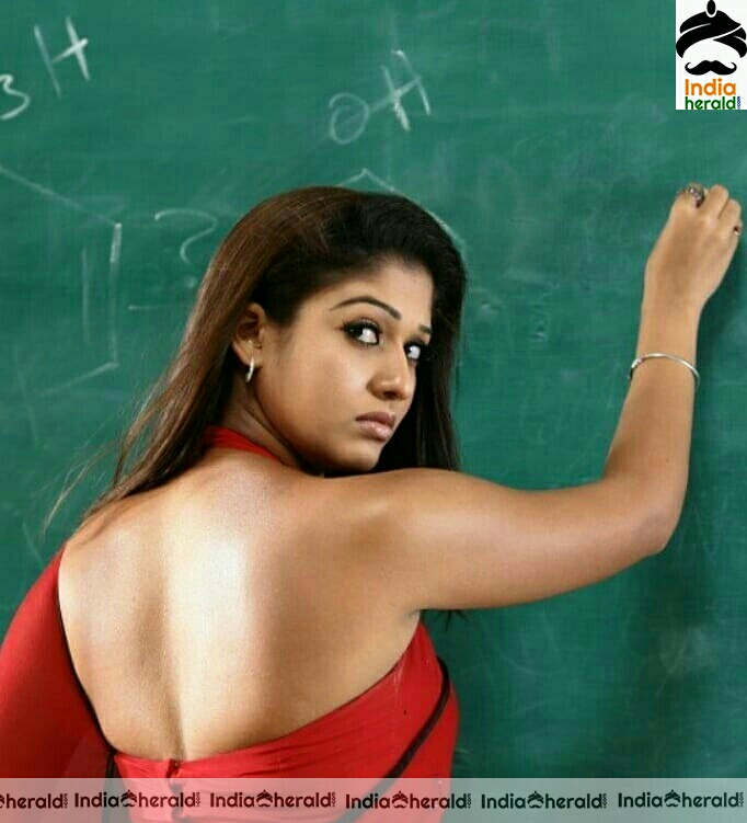 Nayantara unseen cleavage show hot photos