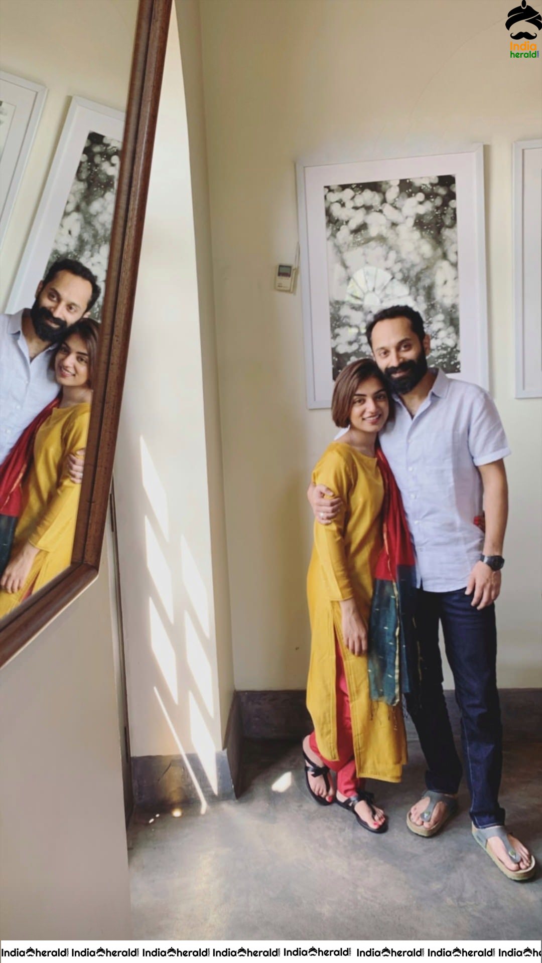 Nazriya Nazim Latest Cute Photos In Her New Hairstyle With Hubby