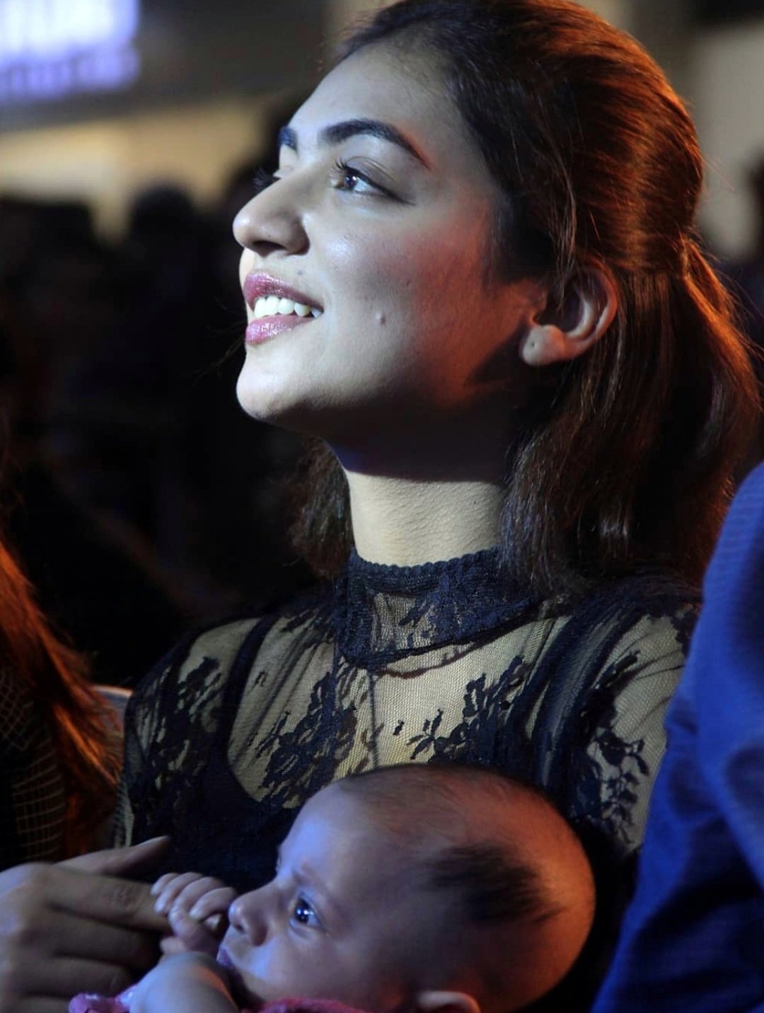 Nazriya Nazim Latest Cute Photos With A Baby