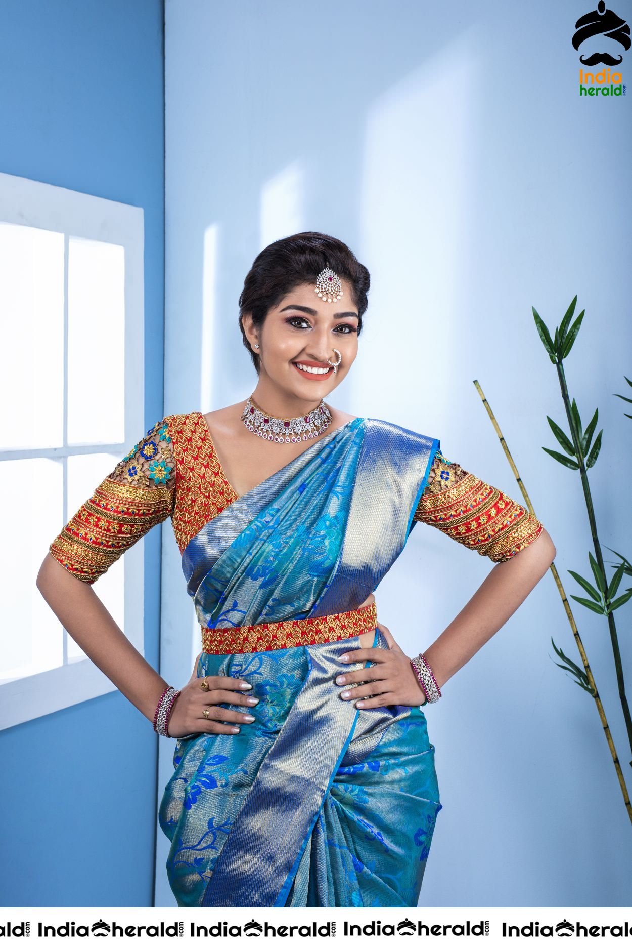 Neelima Hot Photoshoot Stills in Saree