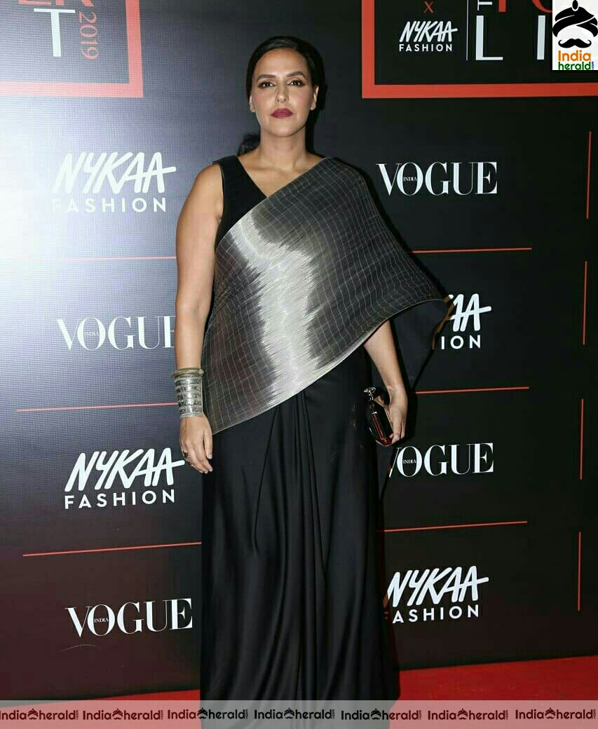 Neha Dhupia And Angad Bedi HD Stills At Vogue Nykaa Power List Awards 2019