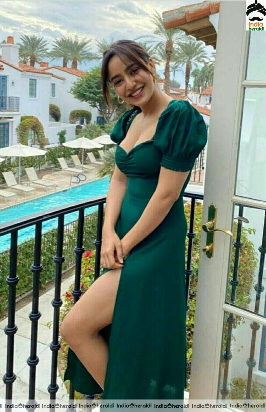 Neha Sharma Hot In Green Dress Stills