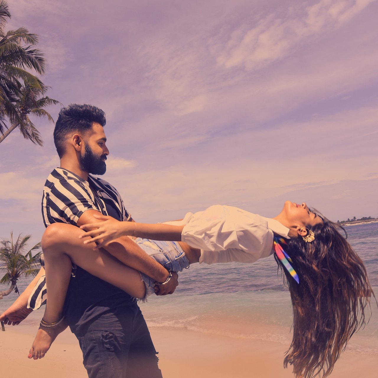Niddhi Agerwal Latest Hot Seashore Photoshoot