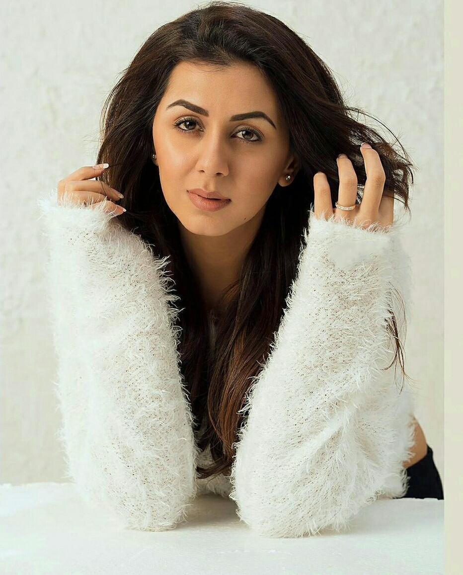 Nikki Galrani In Her Winter Dress For A Photo Shoot