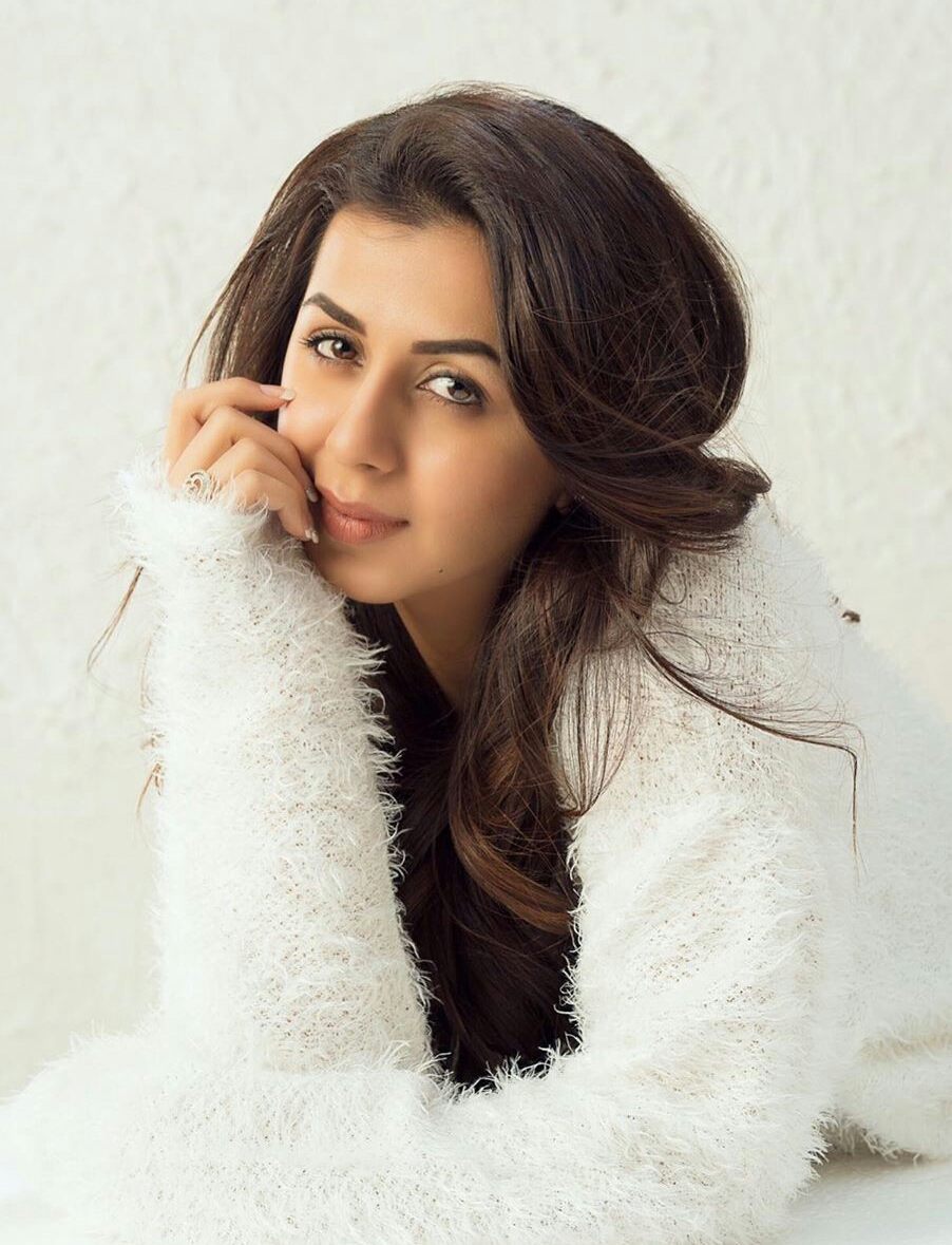 Nikki Galrani In Her Winter Dress For A Photo Shoot