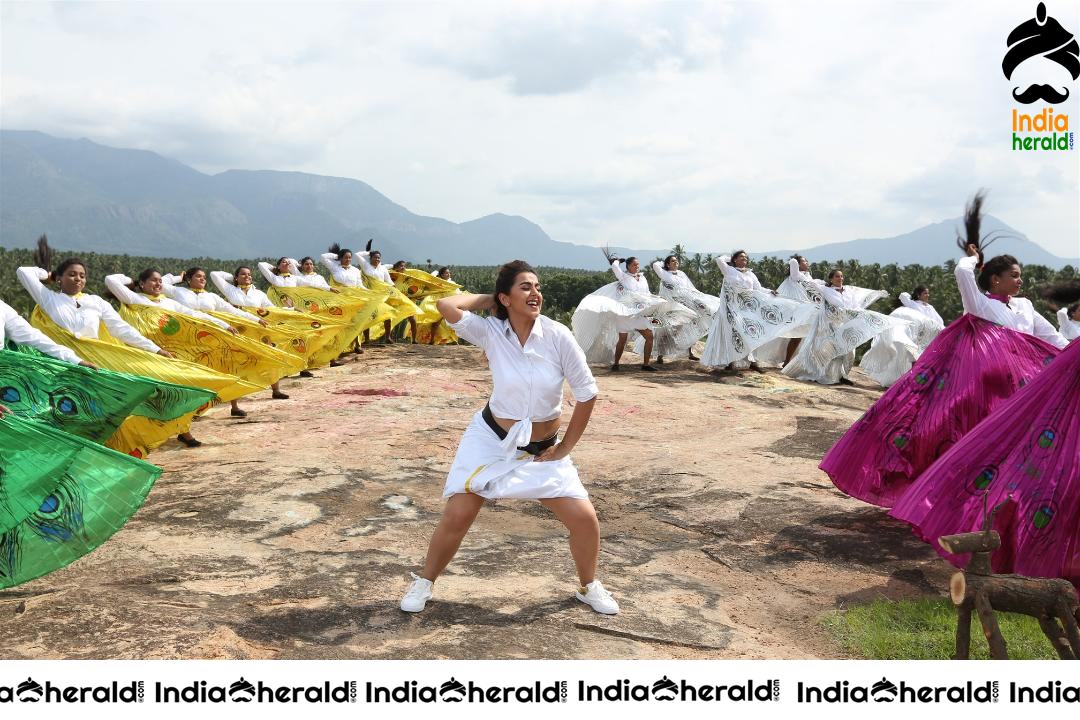 Nikki Galrani Latest Hot Candid Clicks Set 2