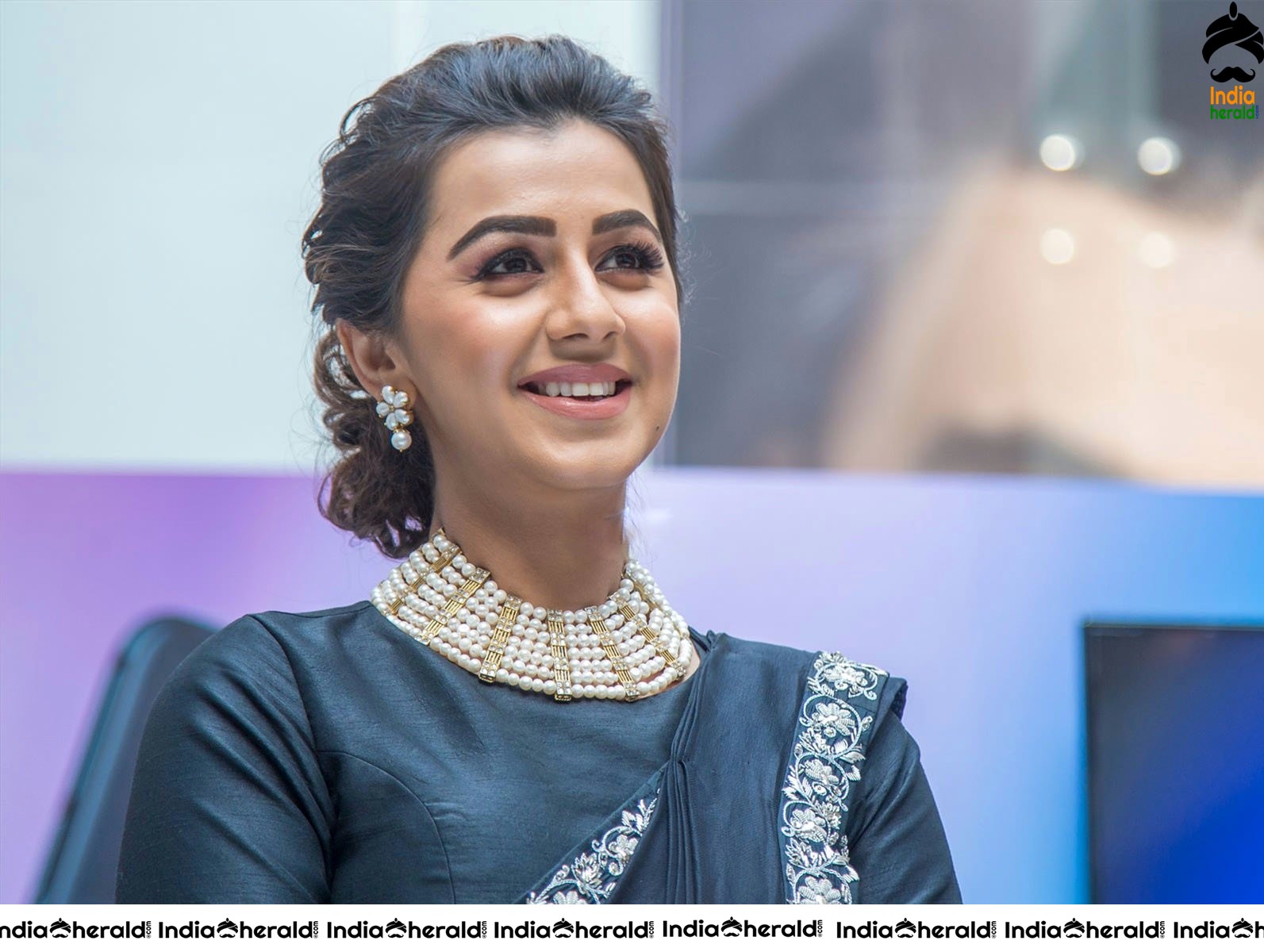 Nikki Galrani Latest Hot Candid Clicks Set 3