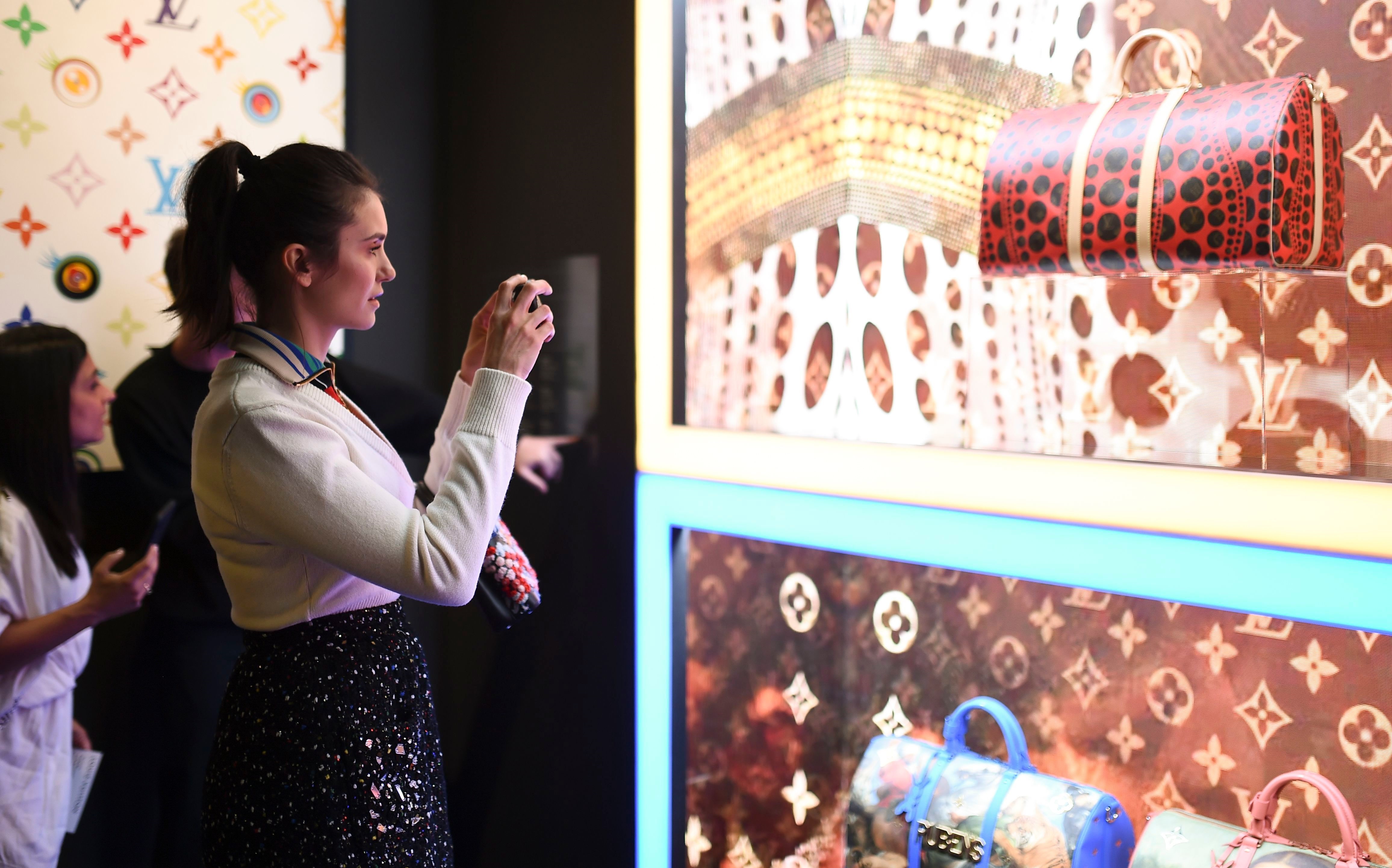 Nina Dobrev At Louis Vuitton Opening Cocktail Party In Beverly Hills Set 2