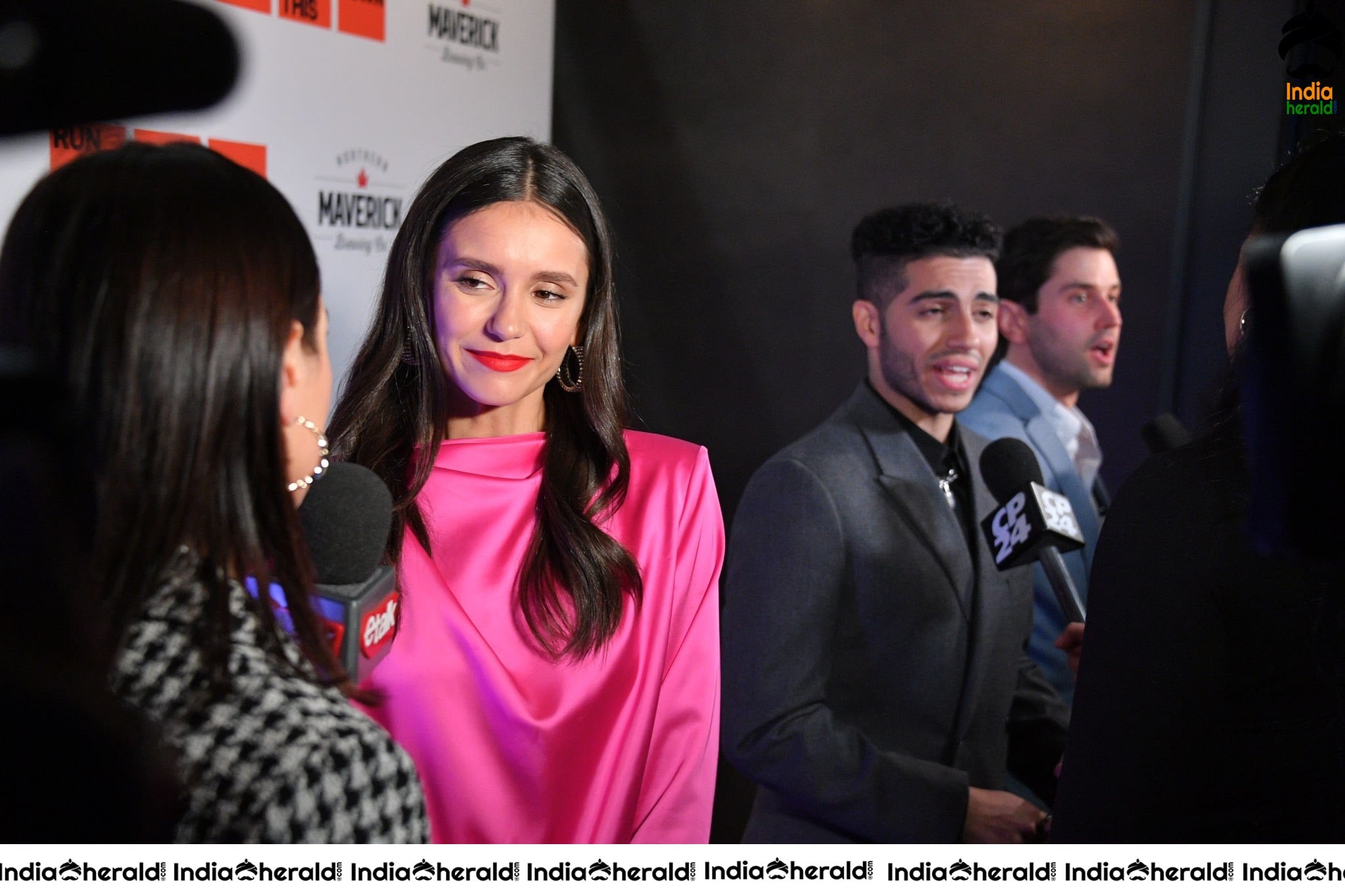 Nina Dobrev at Run This Town premiere in Toronto
