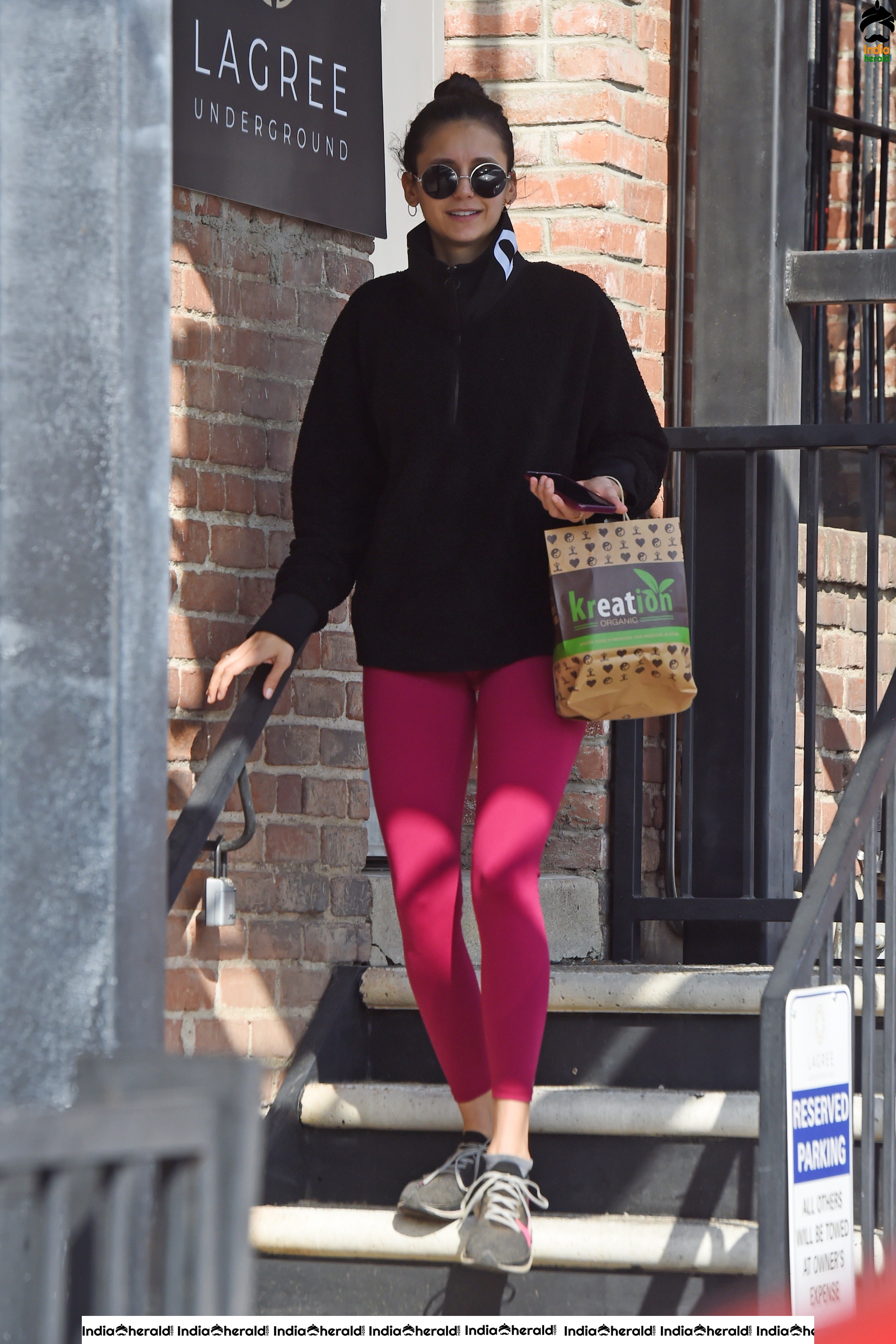 Nina Dobrev Leaving a Workout in West Hollywood