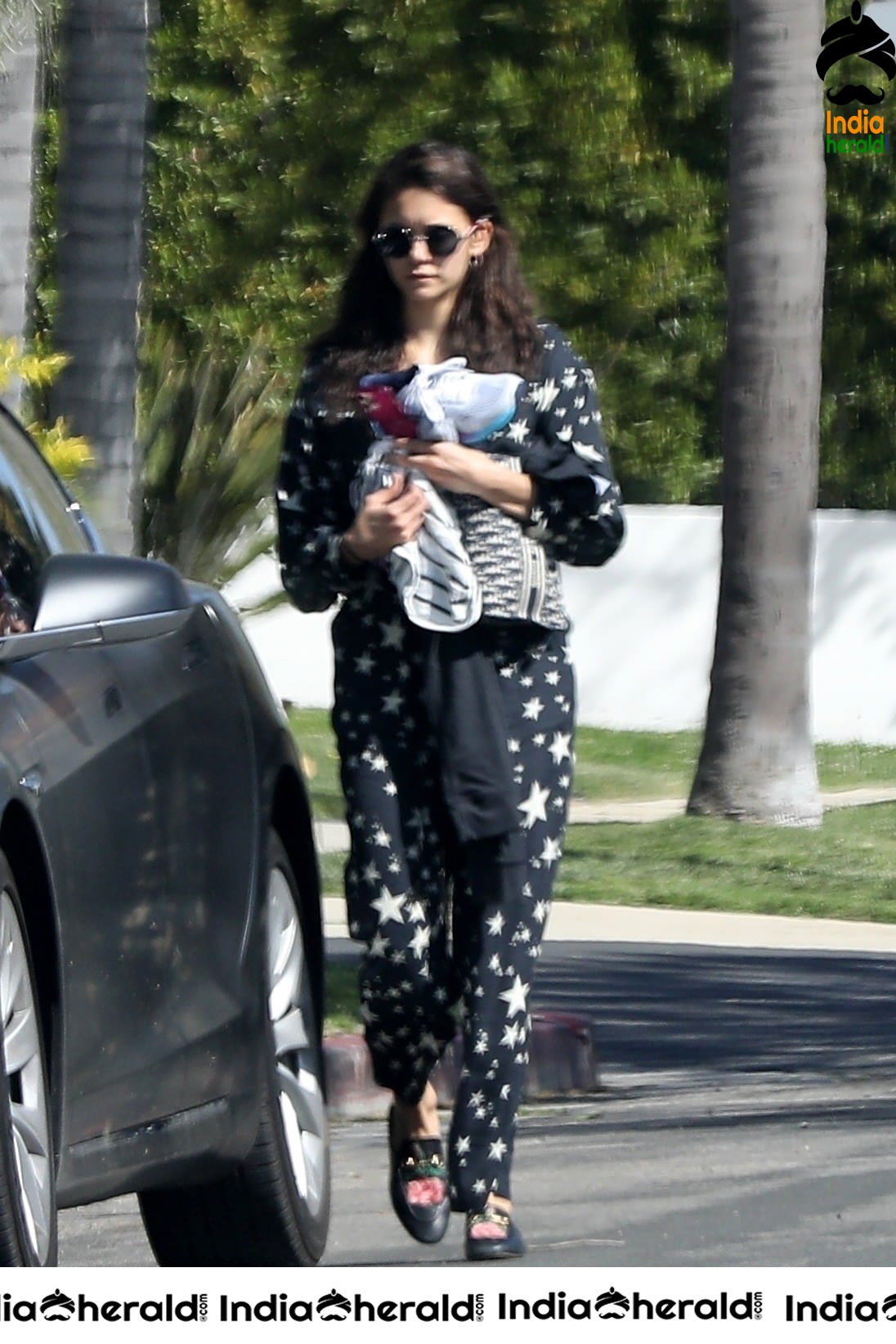 Nina Dobrev roaming out in Los Angeles despite Corona Virus lockdown