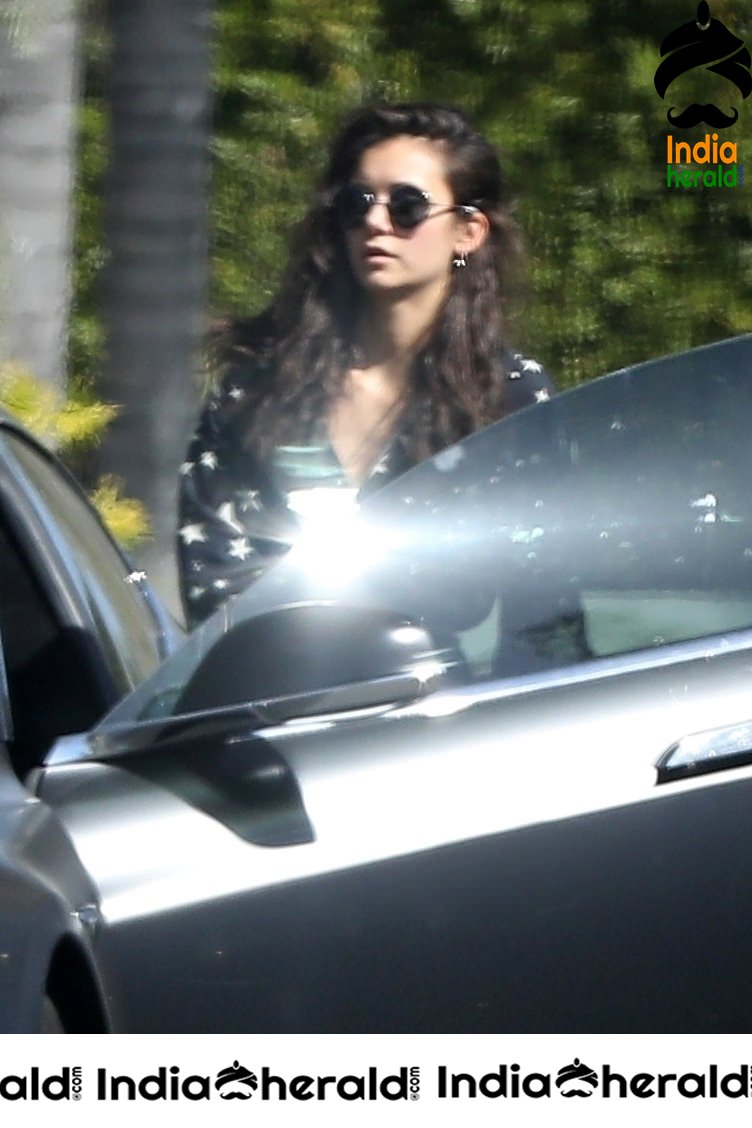 Nina Dobrev roaming out in Los Angeles despite Corona Virus lockdown