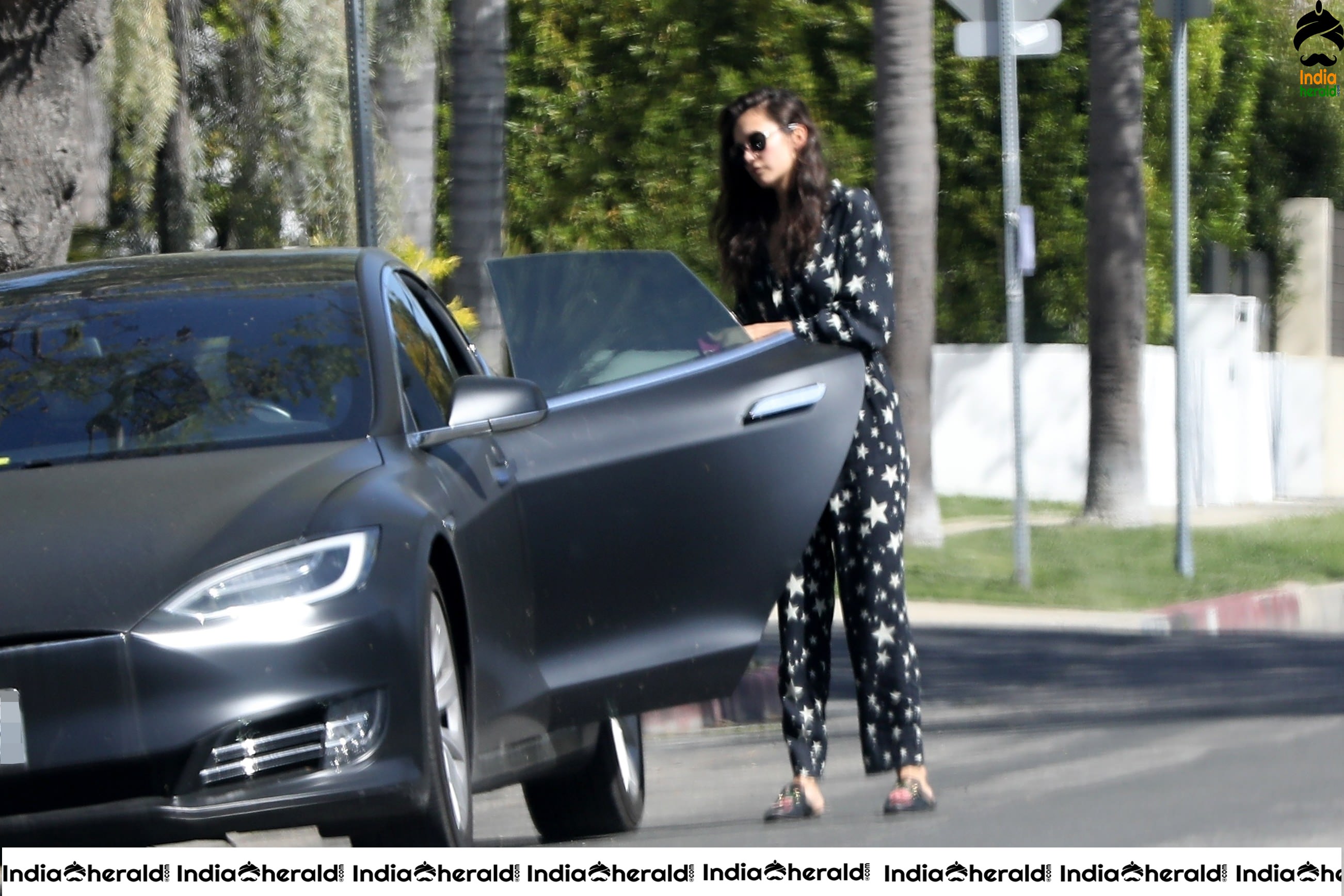 Nina Dobrev roaming out in Los Angeles despite Corona Virus lockdown