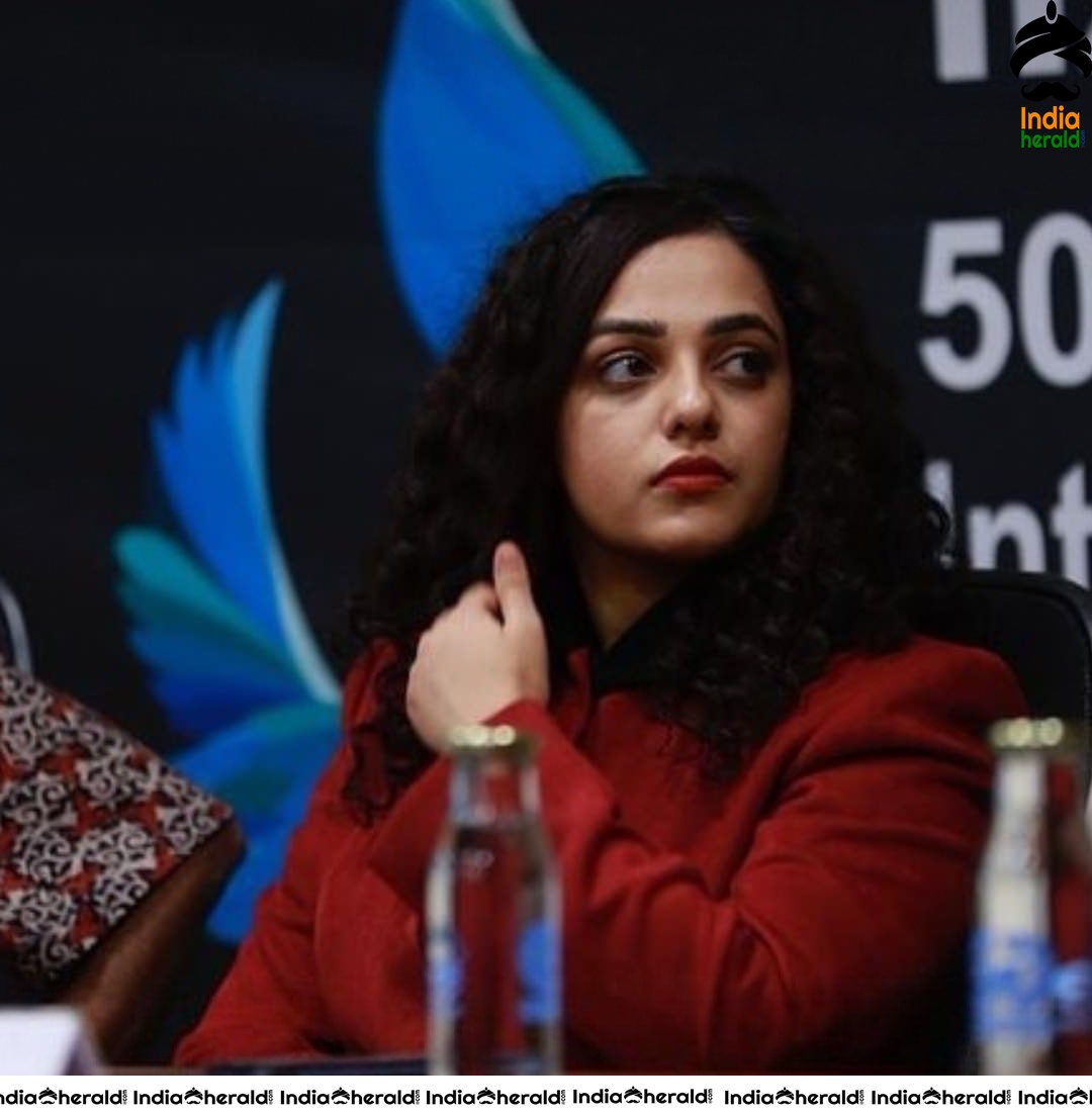 Nithya Menen at IFFI Goa Stills