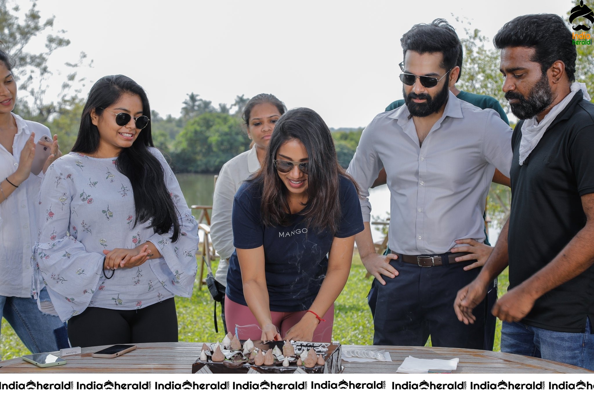 Nivetha Pethuraj celebrated her Birthday with Team RED