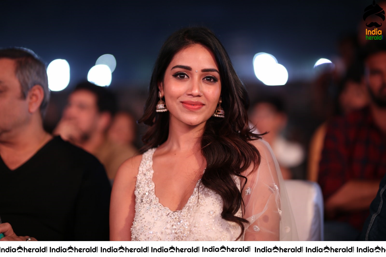 Nivetha Pethuraj Looking Angelic in White at AVPL event Set 1