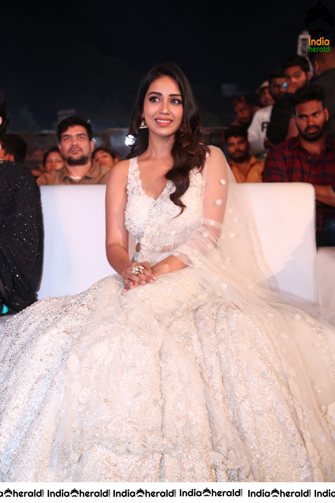 Nivetha Pethuraj Looking Angelic in White at AVPL event Set 2