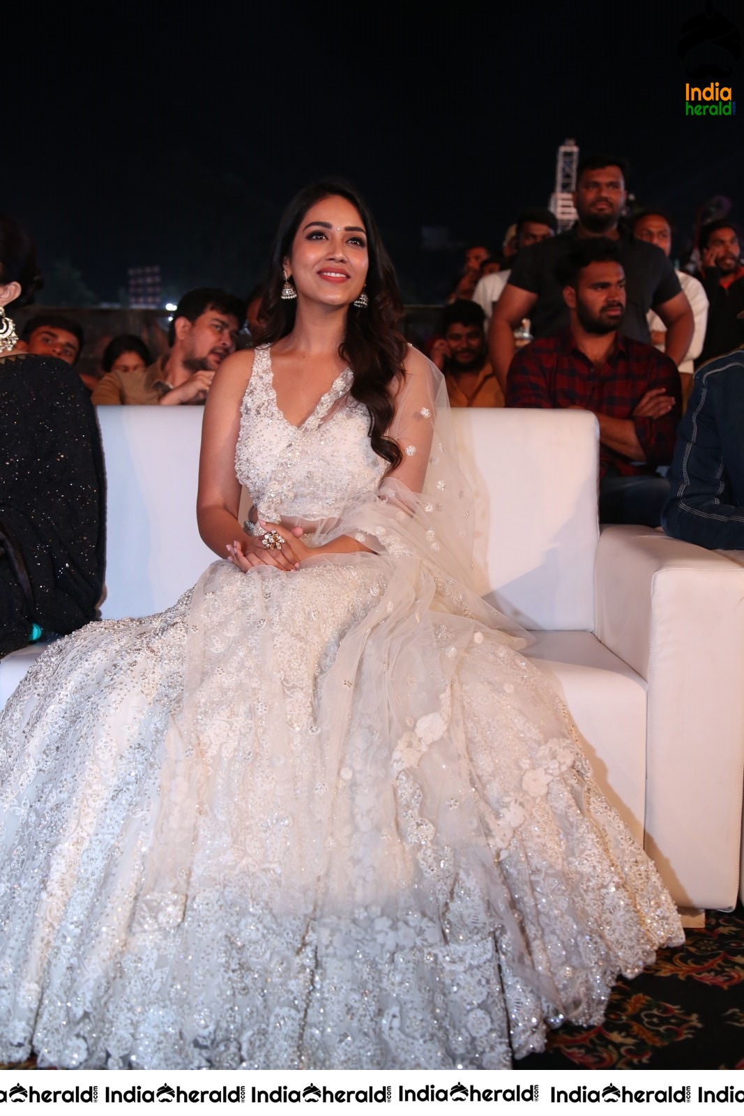 Nivetha Pethuraj Looking Angelic in White at AVPL event Set 2