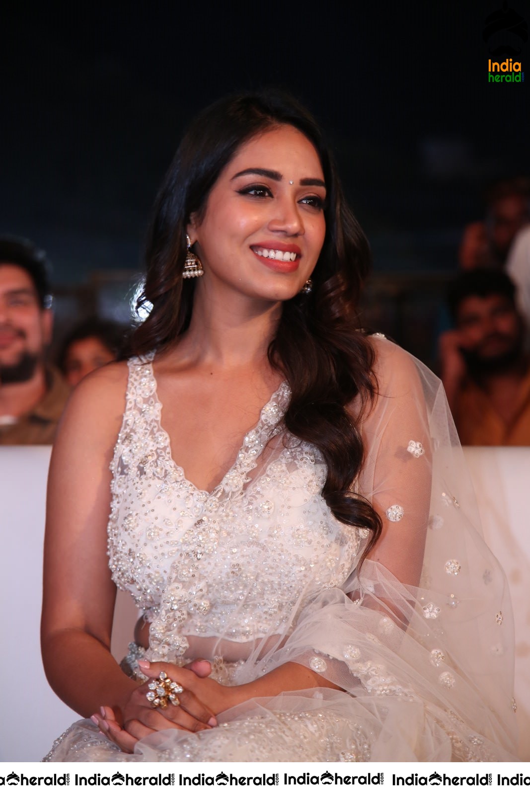 Nivetha Pethuraj Looking Angelic in White at AVPL event Set 2