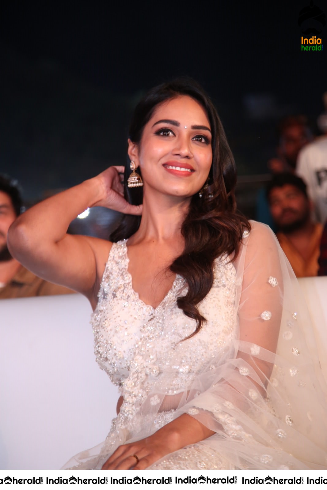 Nivetha Pethuraj Looking Angelic in White at AVPL event Set 2