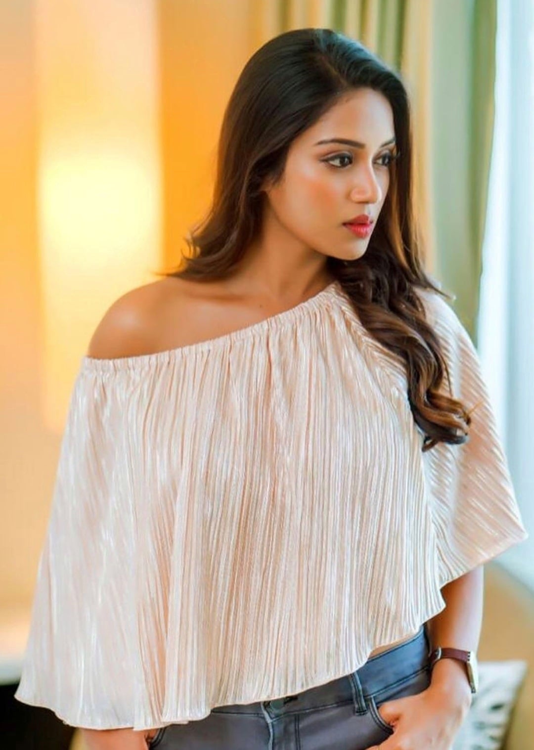 Nivetha Pethuraj Tempting Hot Photoshoot Stills