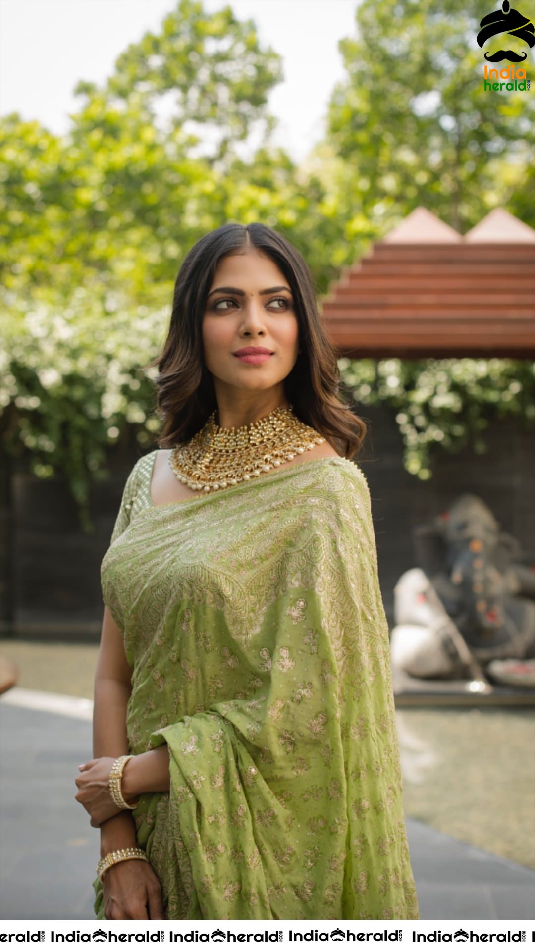 No Sexposure But Still Seducing Malavika Mohanan in Saree