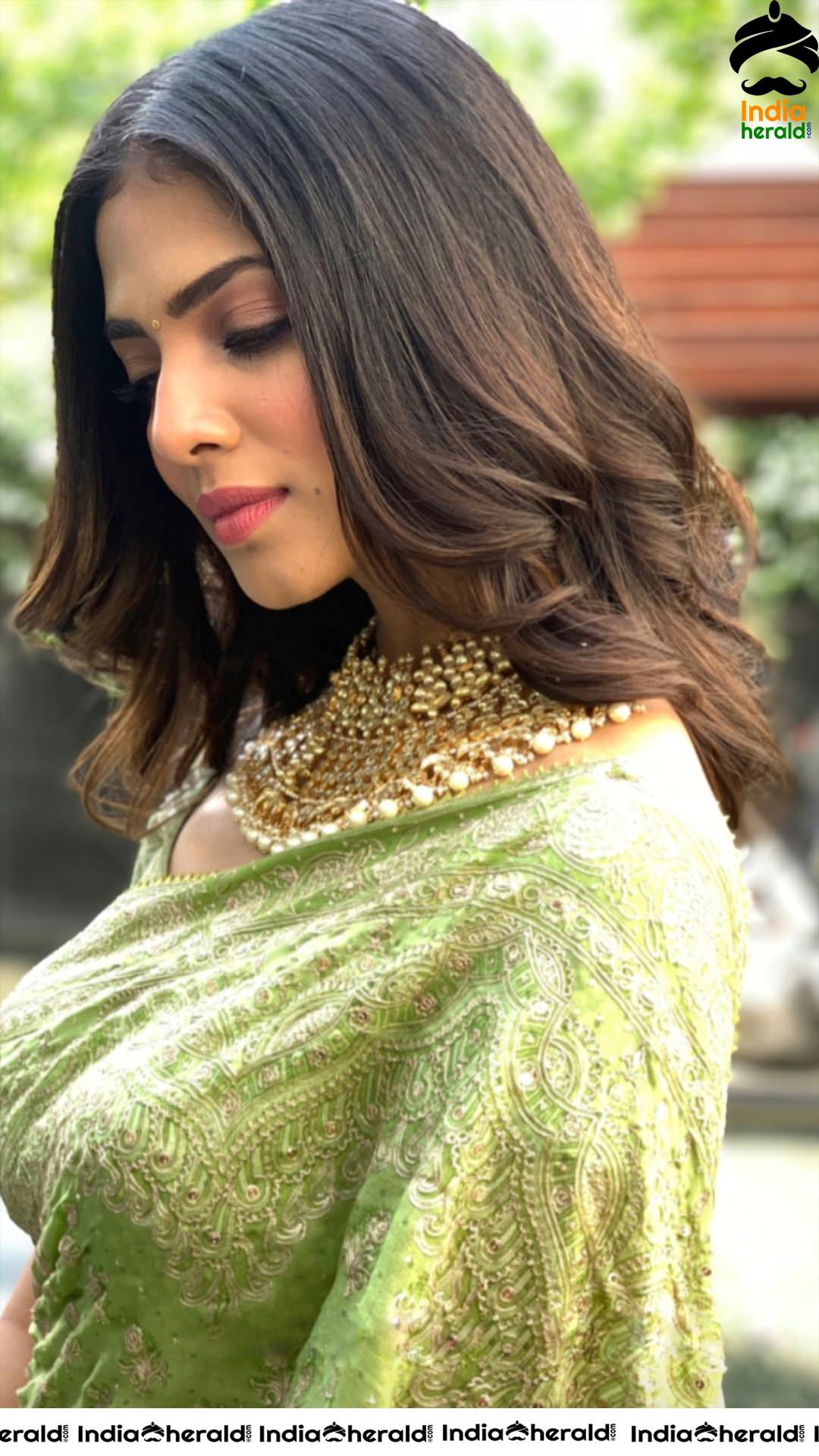 No Sexposure But Still Seducing Malavika Mohanan in Saree