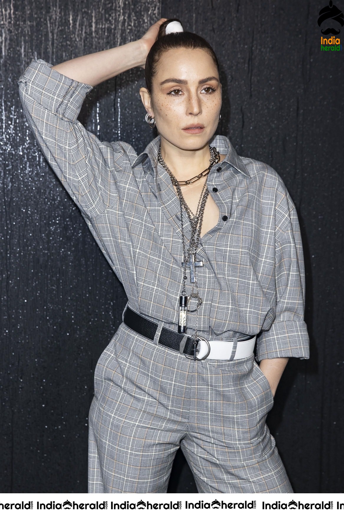 Noomi Rapace during Givenchy Show at Paris Fashion Week in Paris