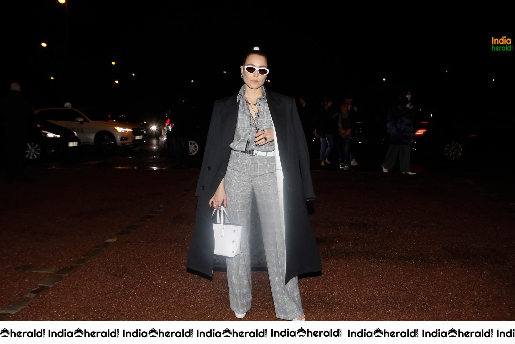 Noomi Rapace during Givenchy Show at Paris Fashion Week in Paris