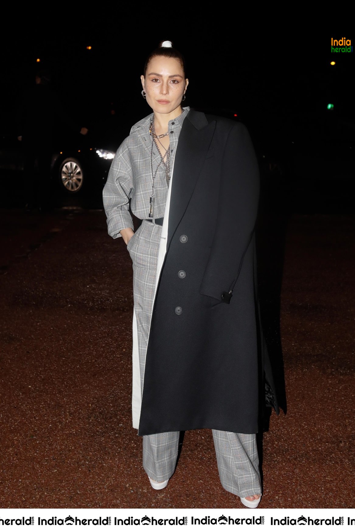 Noomi Rapace during Givenchy Show at Paris Fashion Week in Paris