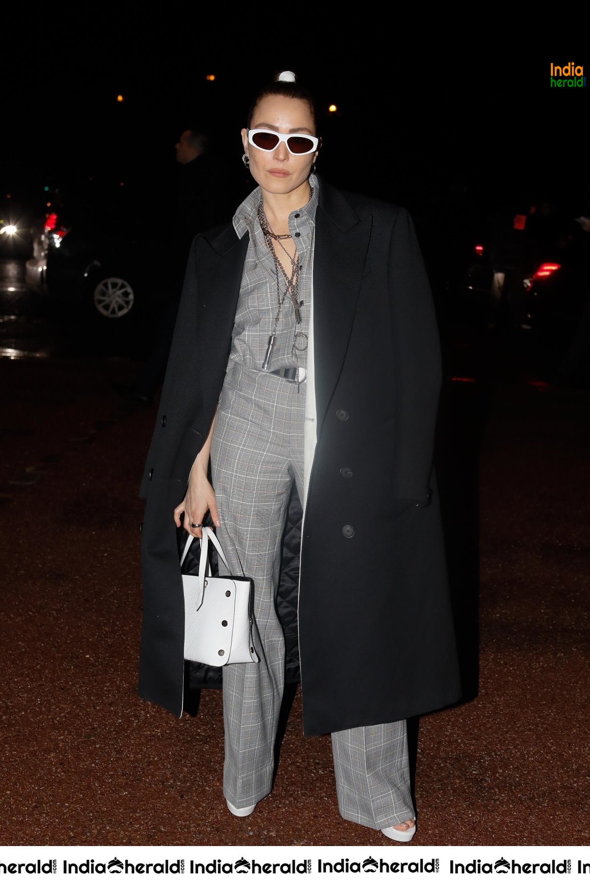 Noomi Rapace during Givenchy Show at Paris Fashion Week in Paris