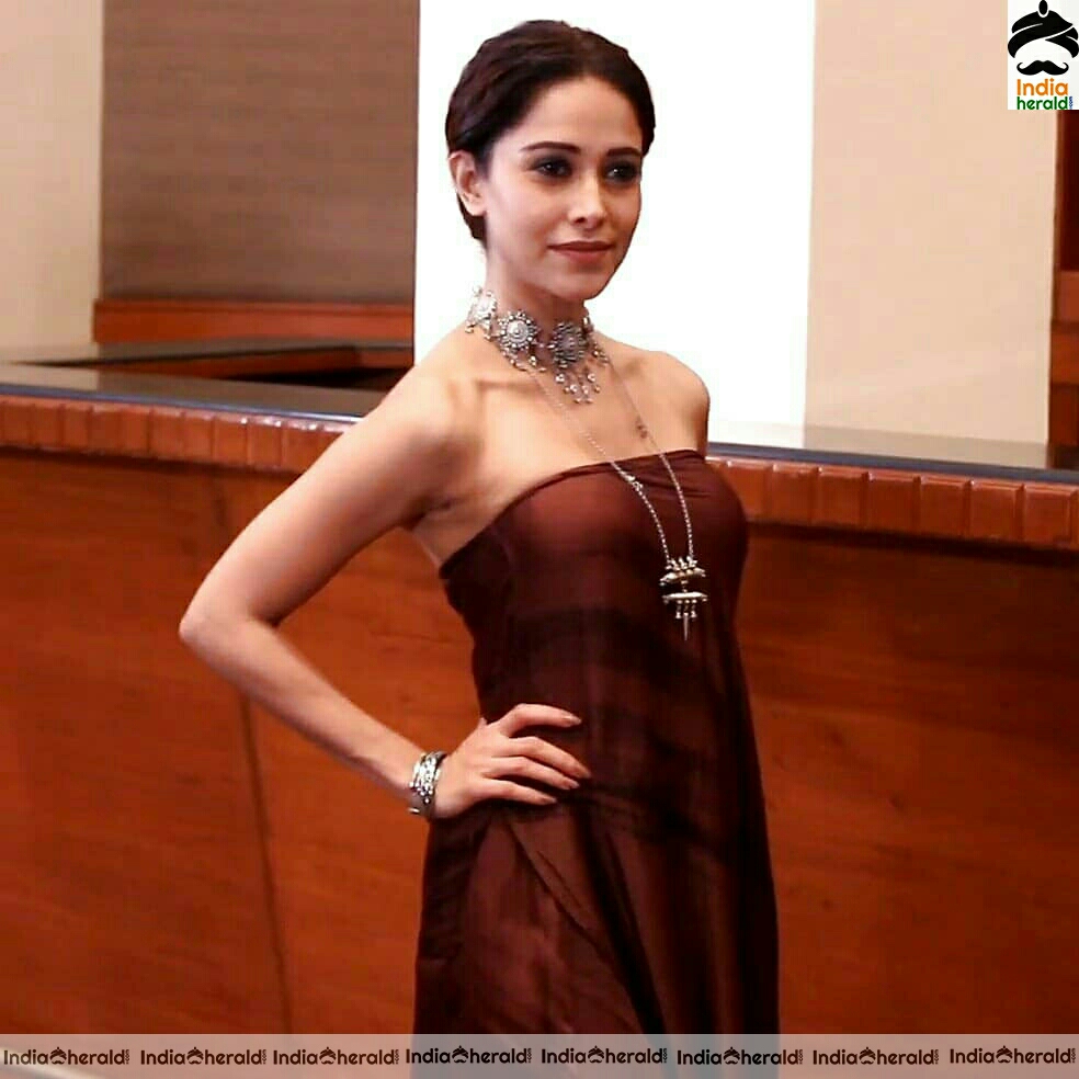 Nushrat Bharucha Hot in Tubeless Maxi Stills