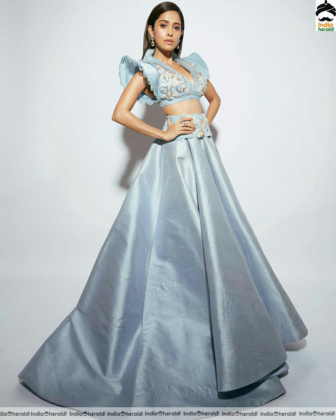 Nushrat Bharucha Looking elegant in Blue