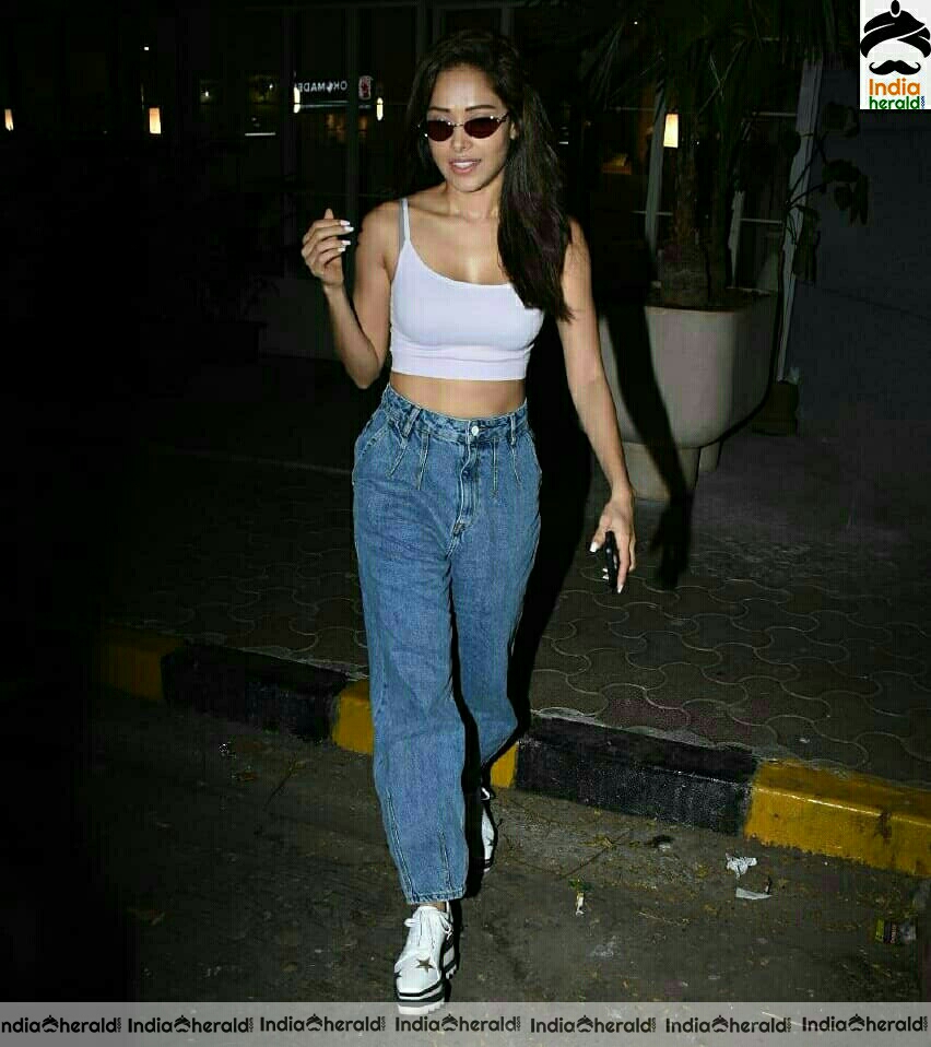 Nushrat Bharucha Spotted Outside At Juhu