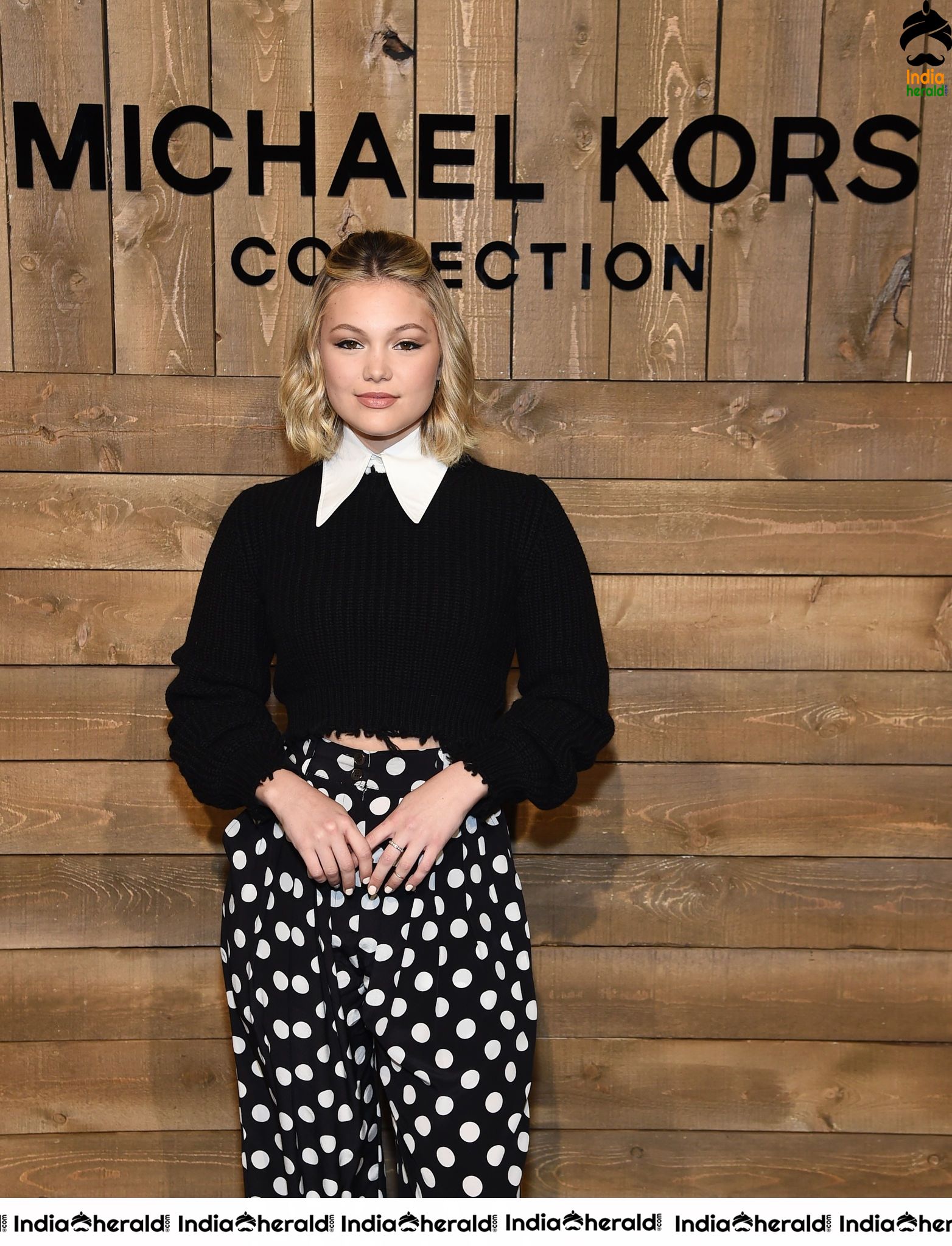 Olivia Holt at Michael Kors show in New York Fashion Week