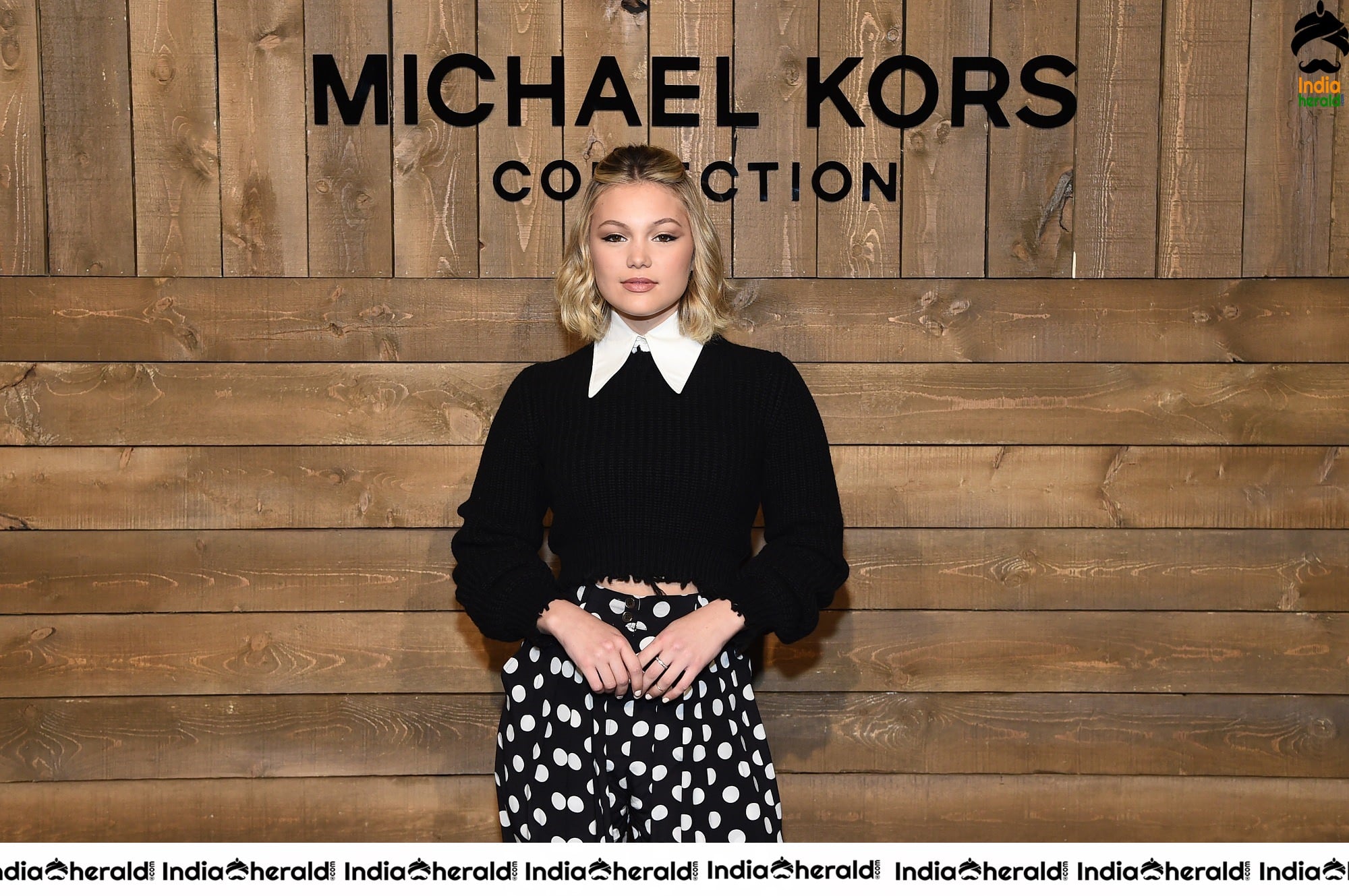 Olivia Holt at Michael Kors show in New York Fashion Week