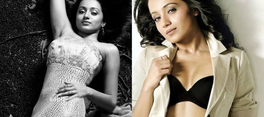 Oops Hot Mood Erecting Unseen photos of Trisha captured on screen