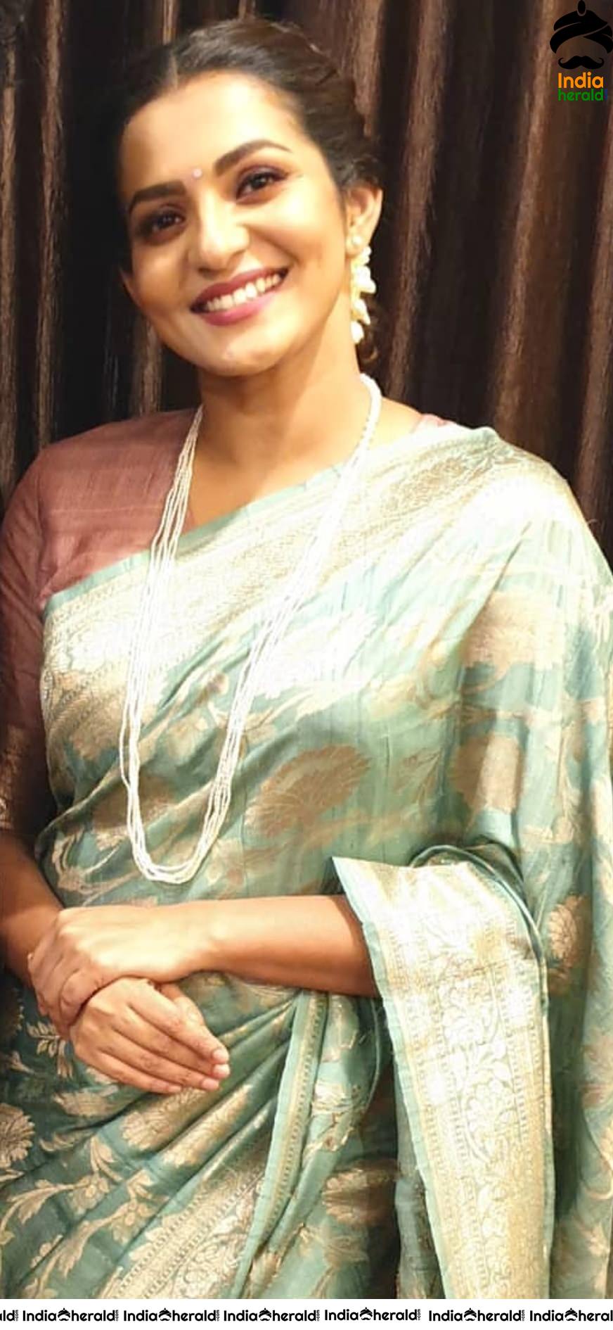 Parvathy Nair Looking Gracious In Saree