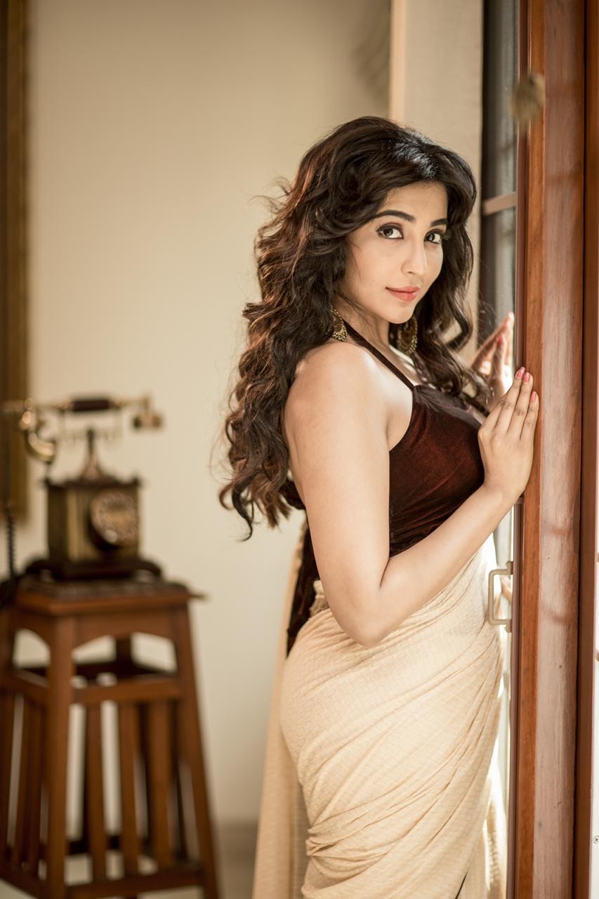 Parvati Nair Hot Hip Show in Saree