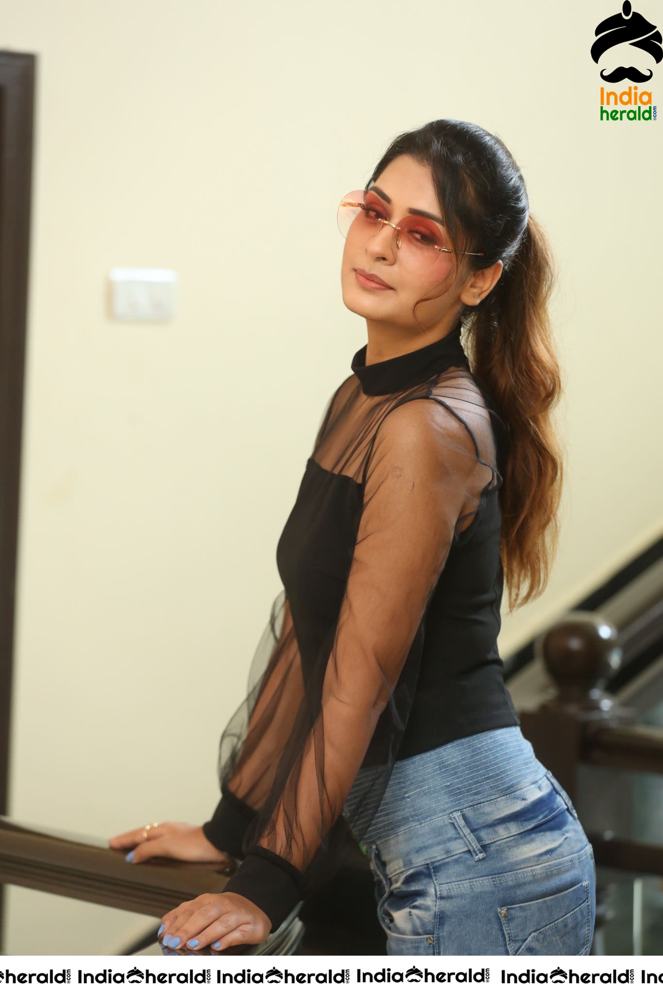 Payal Rajput bending and flaunting her assets
