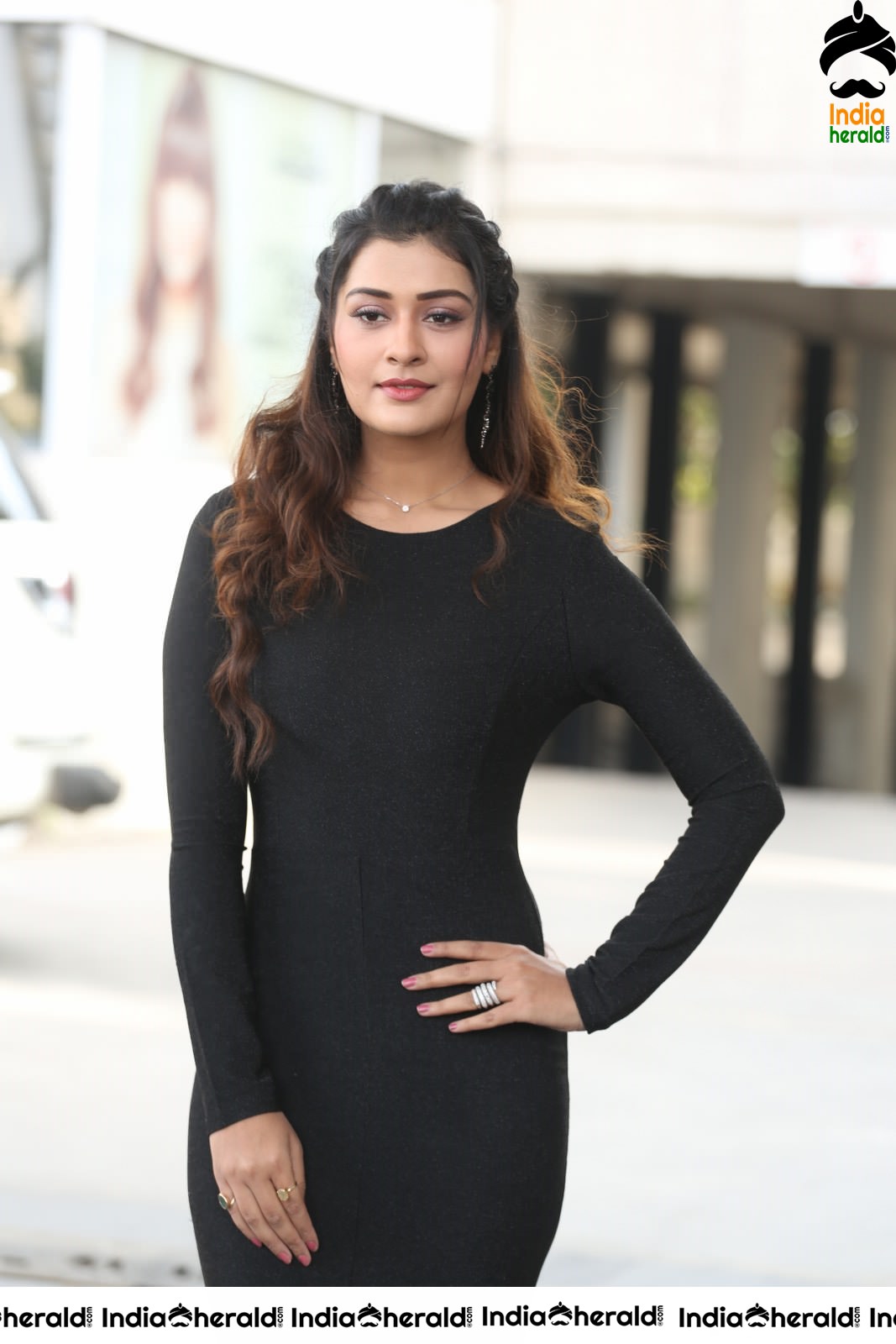 Payal Rajput Captivating in Black Set 2