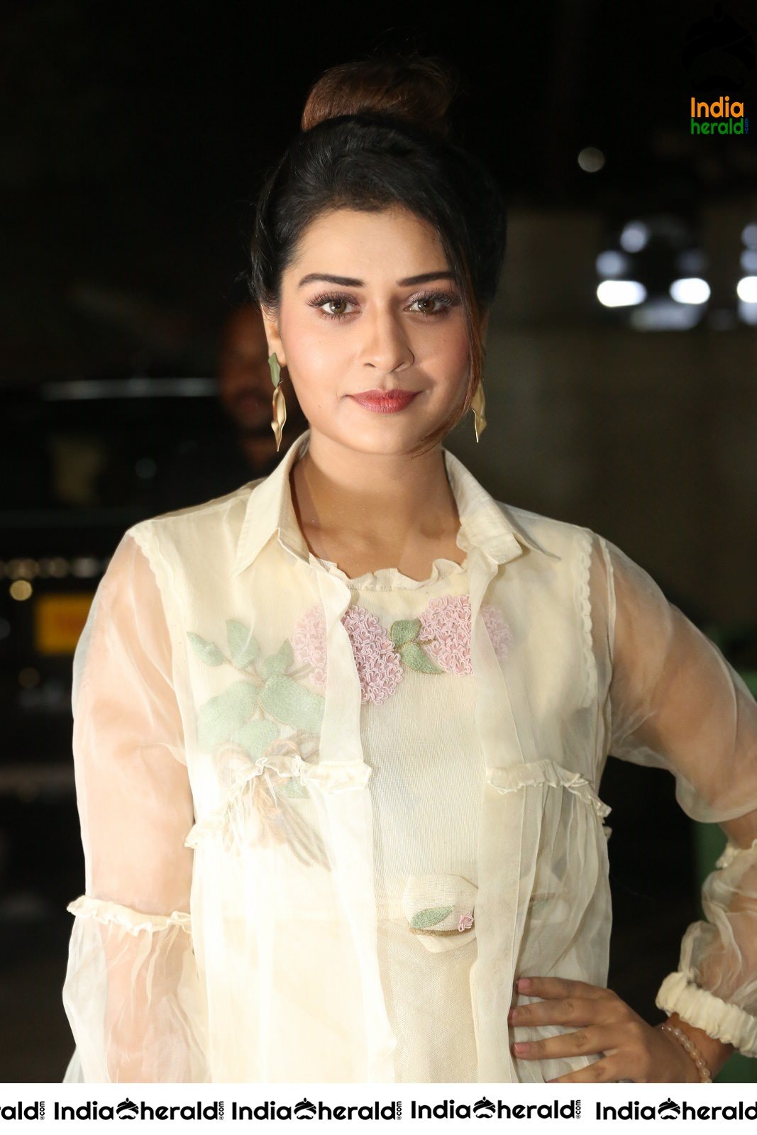 Payal Rajput Dazzling in White Photoshoot by Road Side Set 1