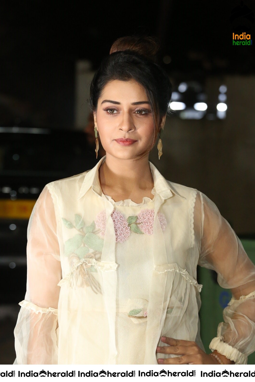 Payal Rajput Dazzling in White Photoshoot by Road Side Set 1