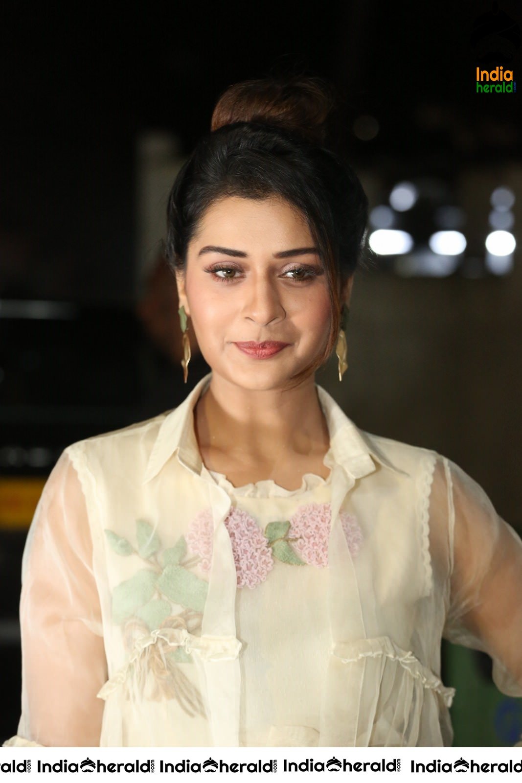 Payal Rajput Dazzling in White Photoshoot by Road Side Set 1